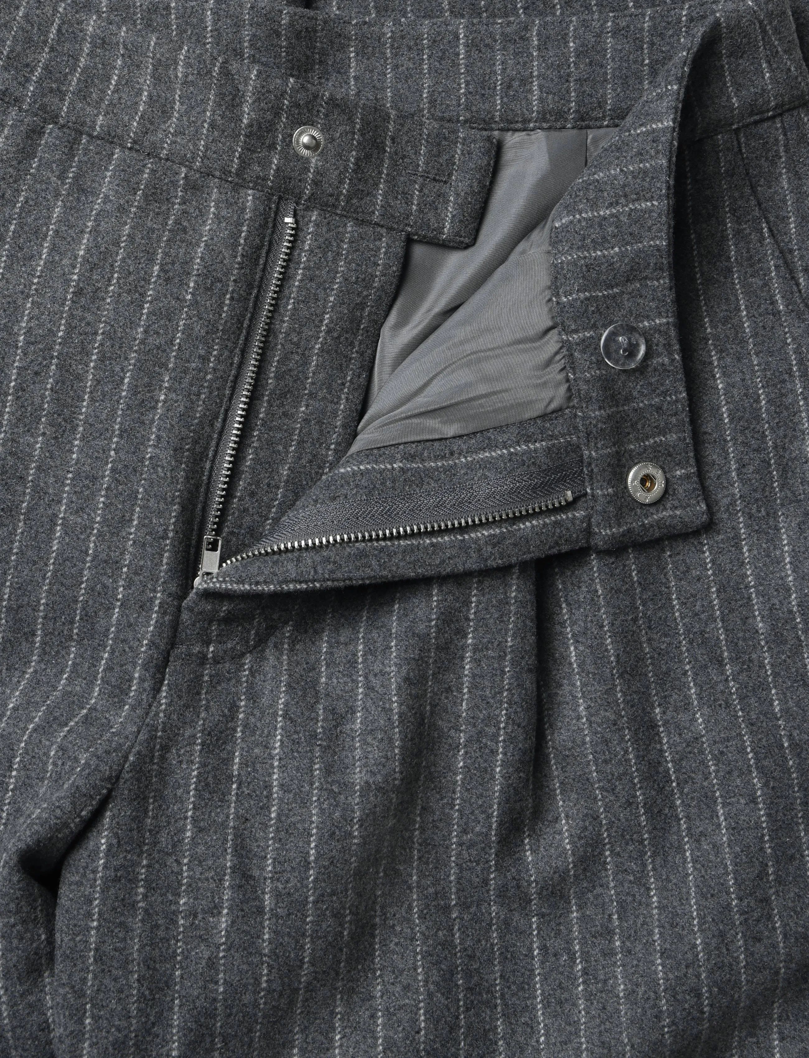 Esme Studios - ESHera Wool Pants GRS - kostymbyxor - gray melange - 2