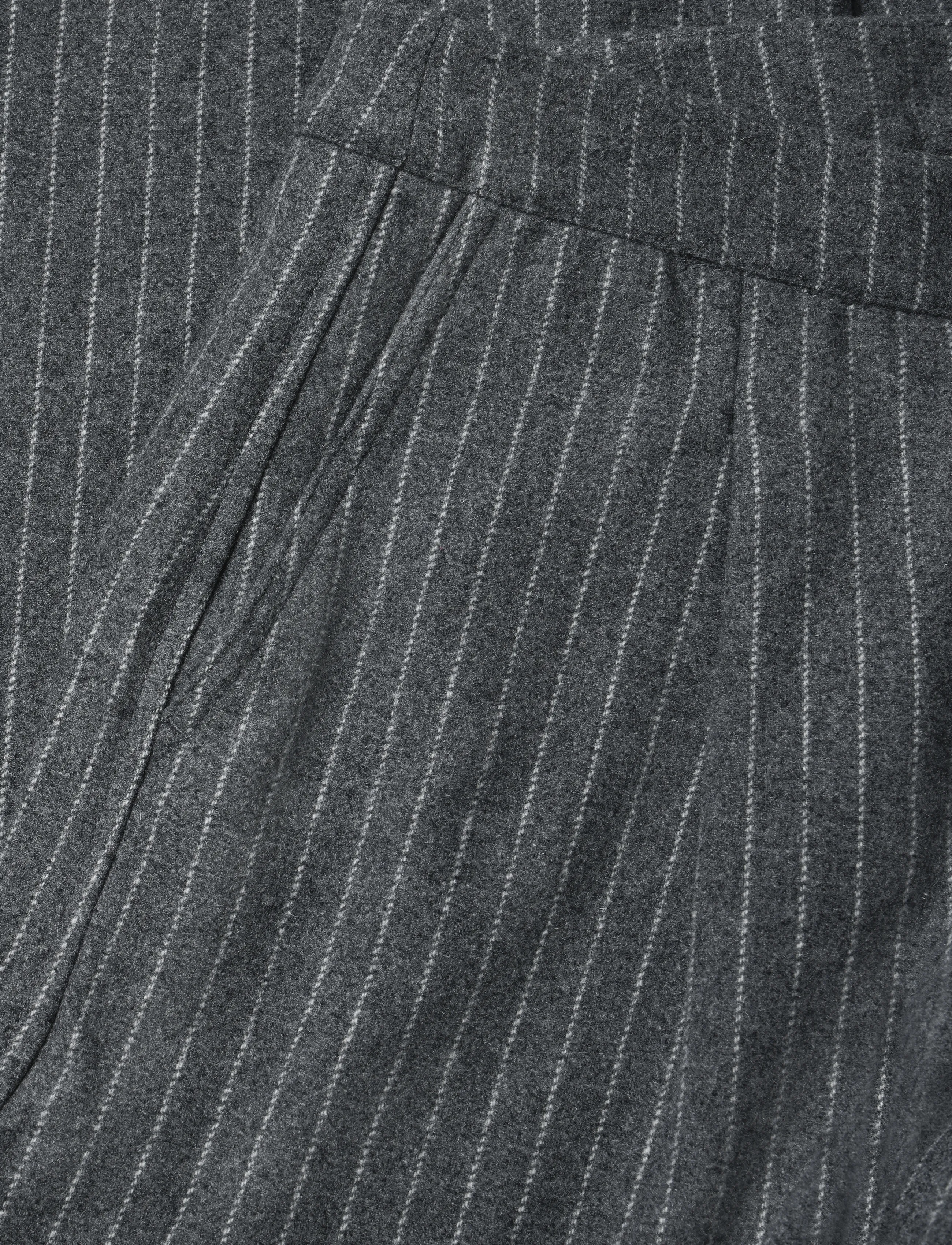 Esme Studios - ESHera Wool Pants GRS - kostymbyxor - gray melange - 3