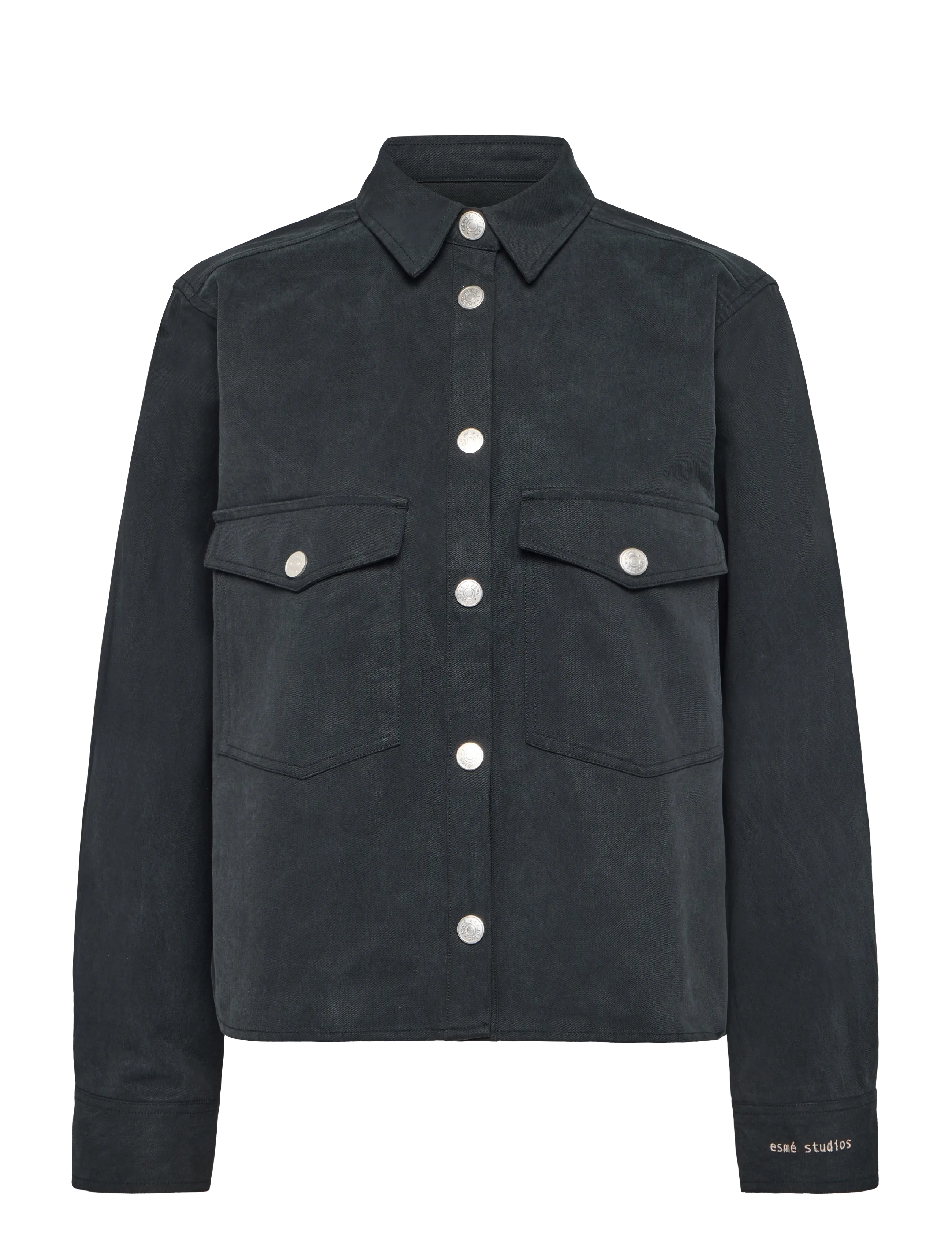 ESME STUDIOS Esmara Shirt Jacke Schwarz - L - Damen