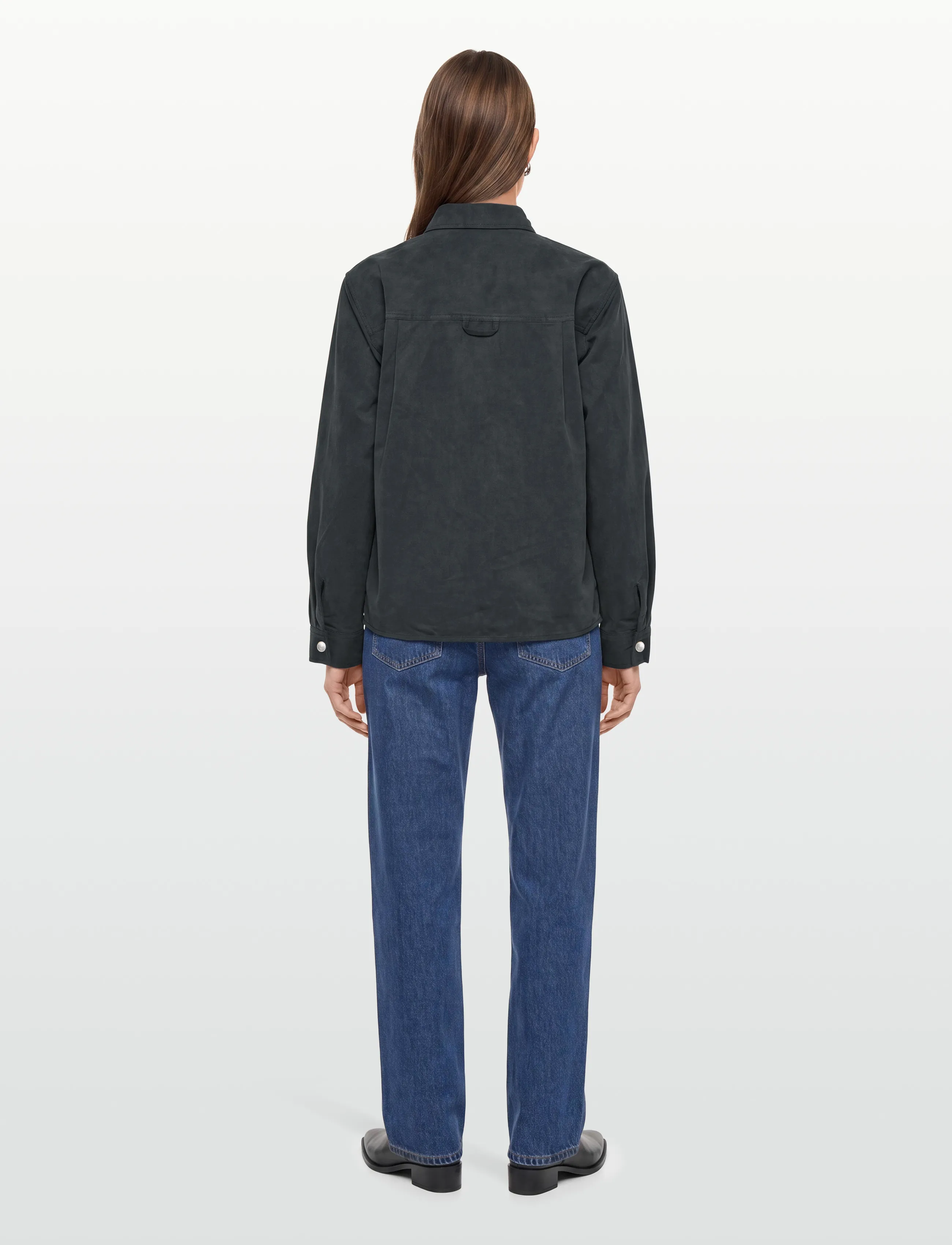 Esme Studios - ESMara Shirt Jacket - spring jackets - black - 4