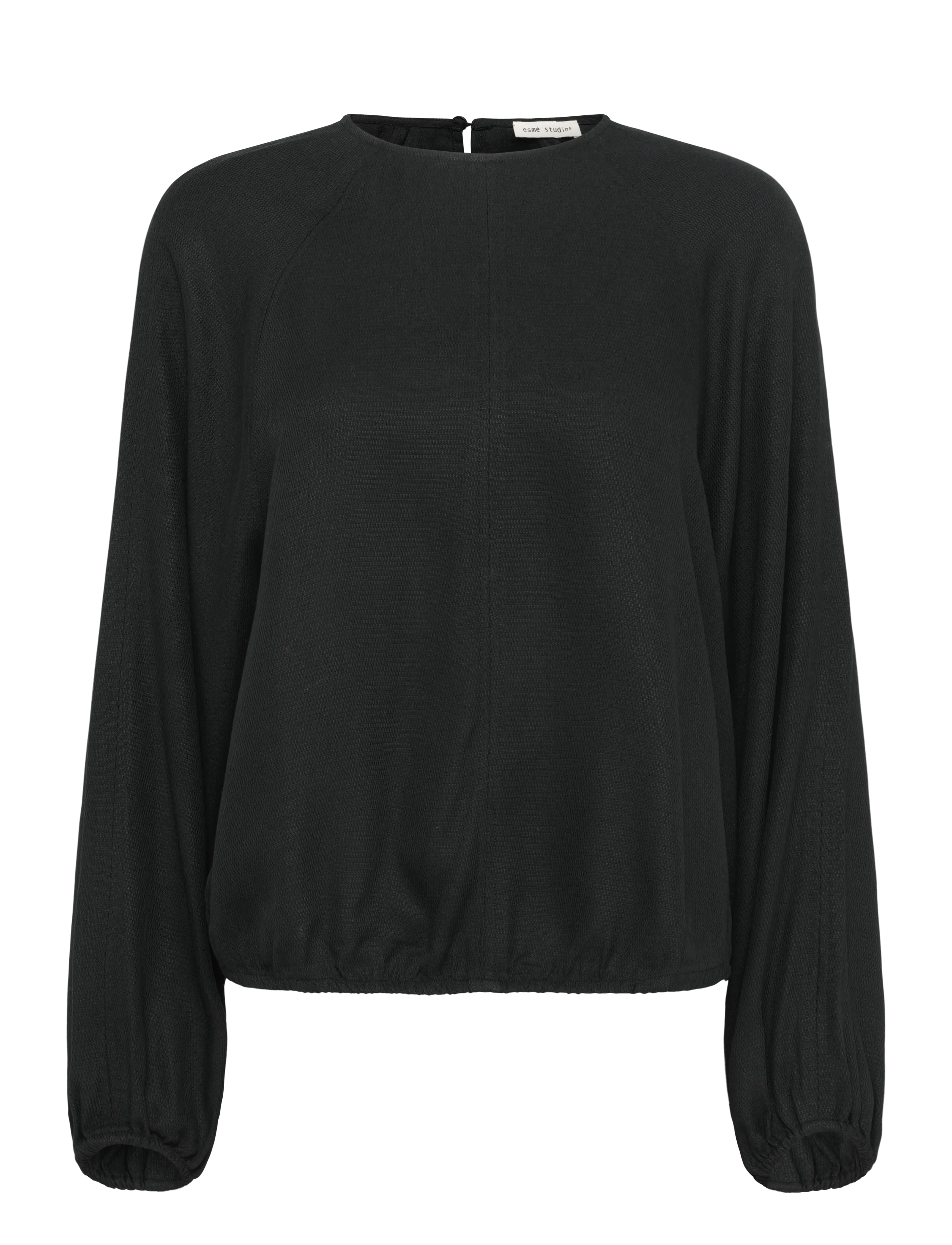 ESME STUDIOS Eslova Bluse Schwarz - S - Damen