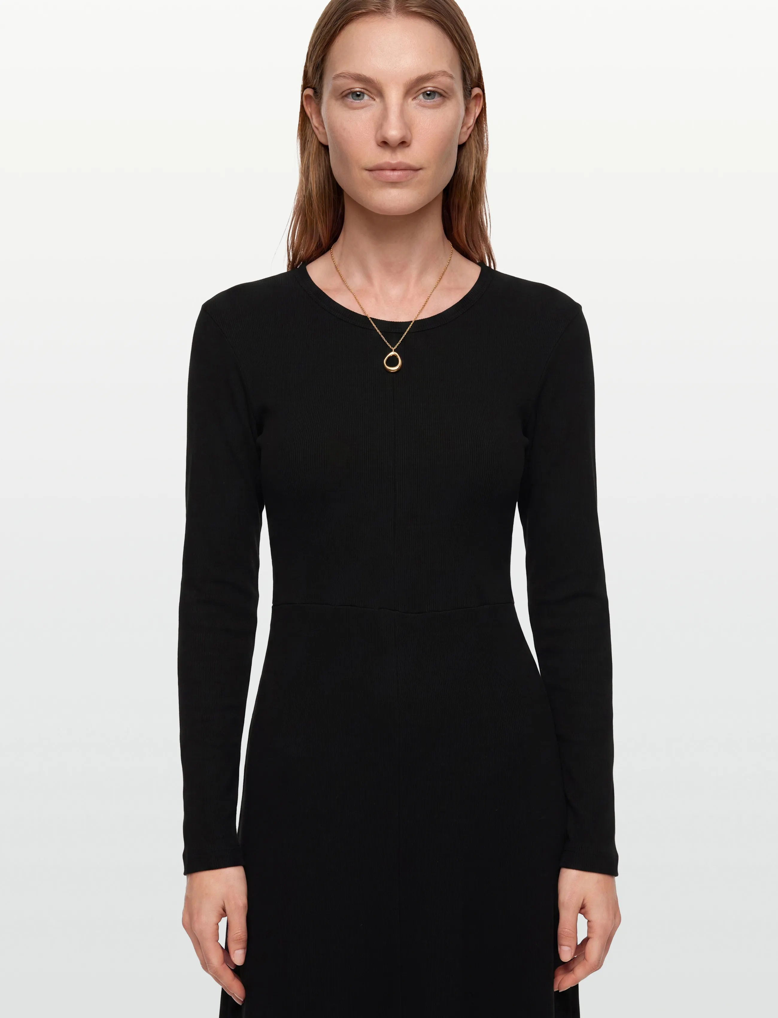 Esme Studios - ESAriel Dress GOTS - maxiklänningar - black - 3