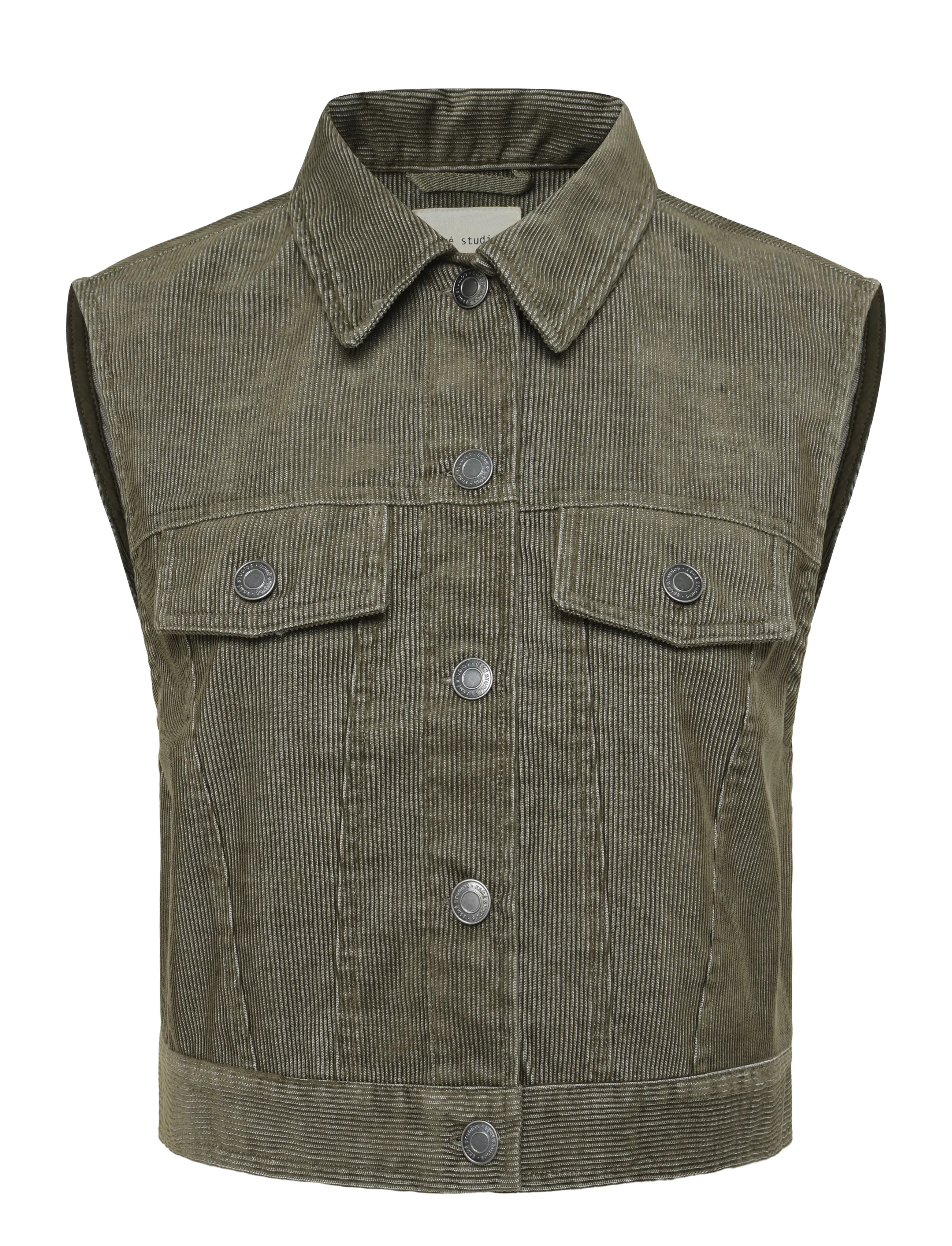 ESME STUDIOS Esparisa Vest Khaki - M - Damen