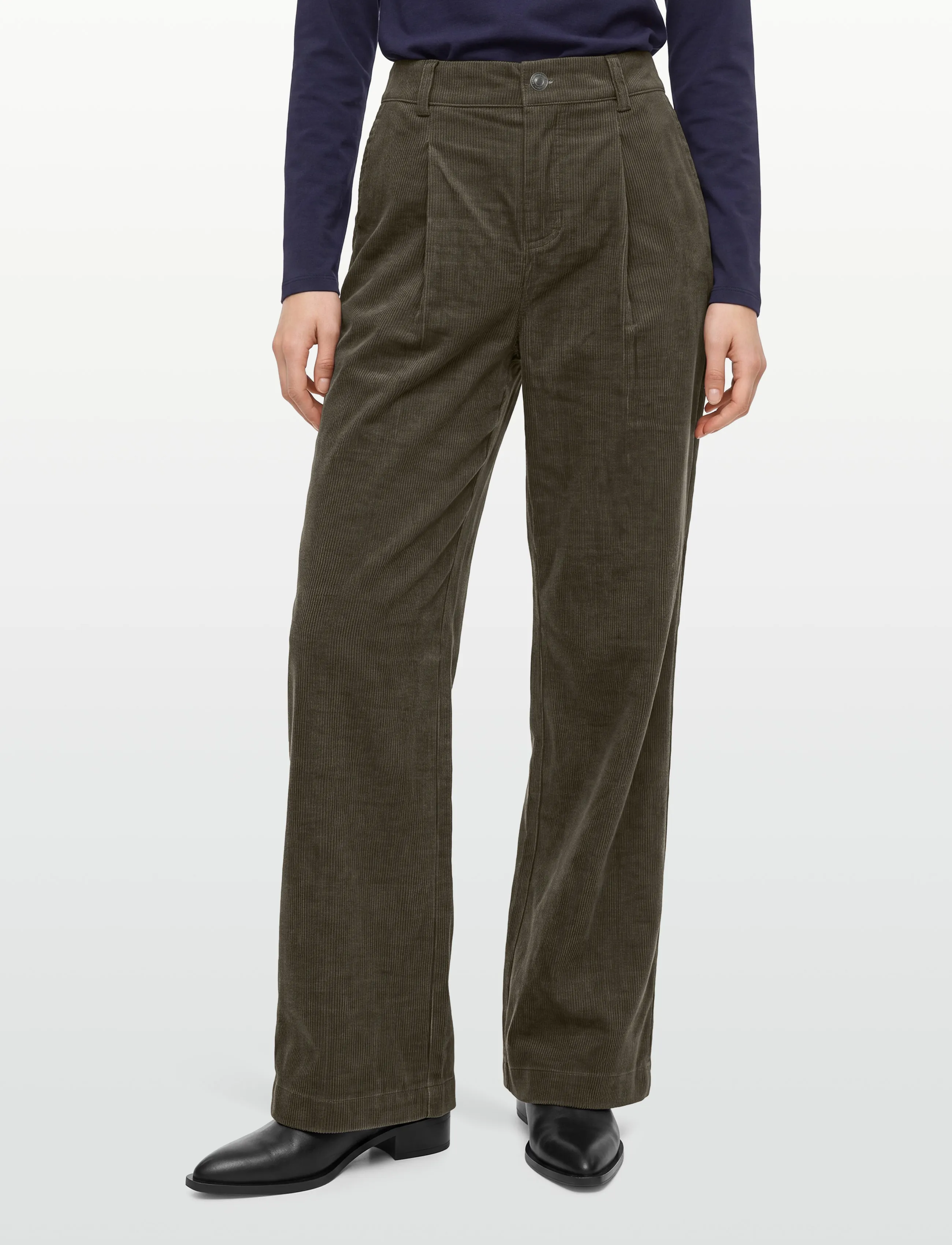 Esme Studios - ESParisa Pants - festkläder till outletpriser - stone gray - 3