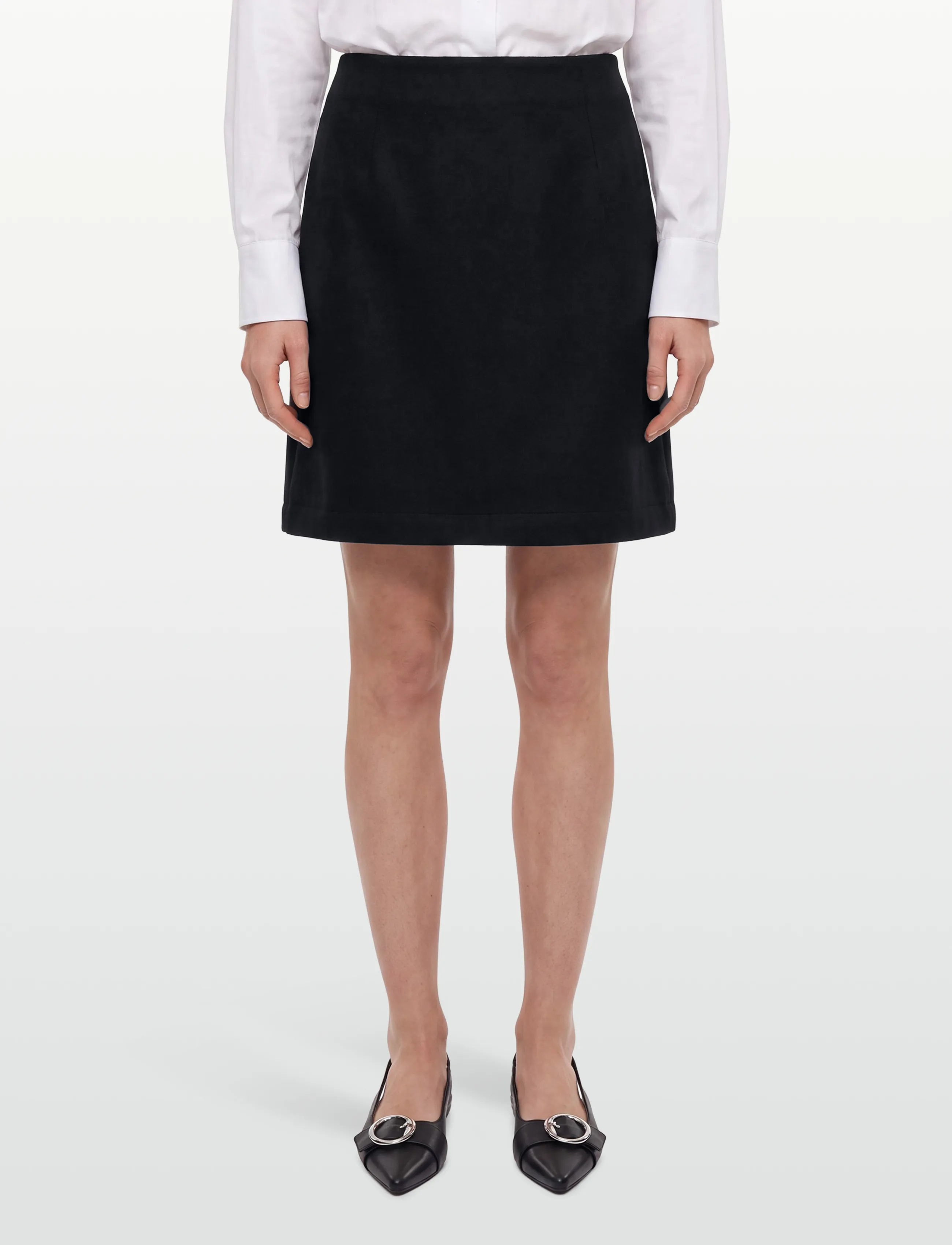 Esme Studios - ESBecca Wool Skirt GRS - miniseelikud - dark sapphire - 3