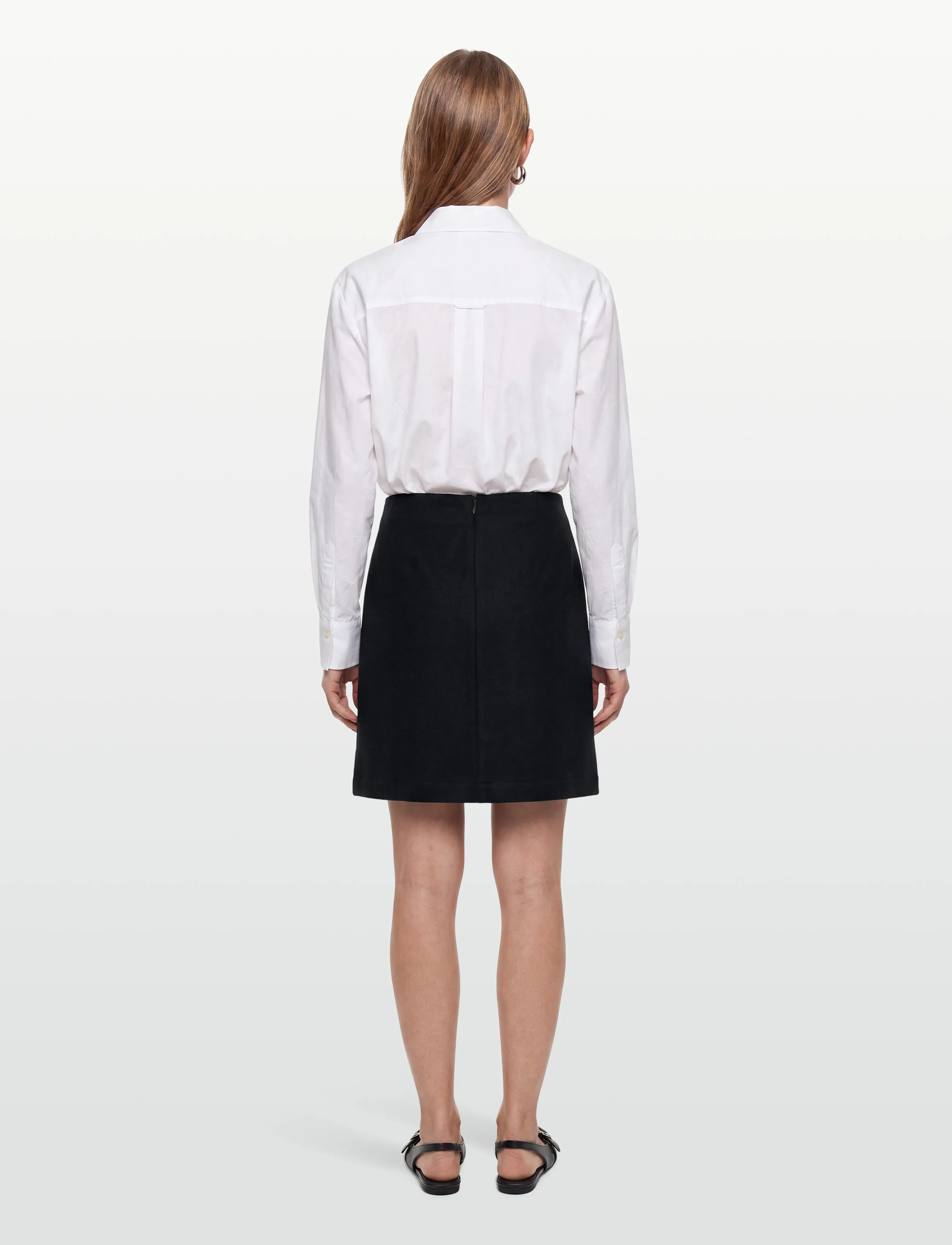 Esme Studios - ESBecca Wool Skirt GRS - miniseelikud - dark sapphire - 4