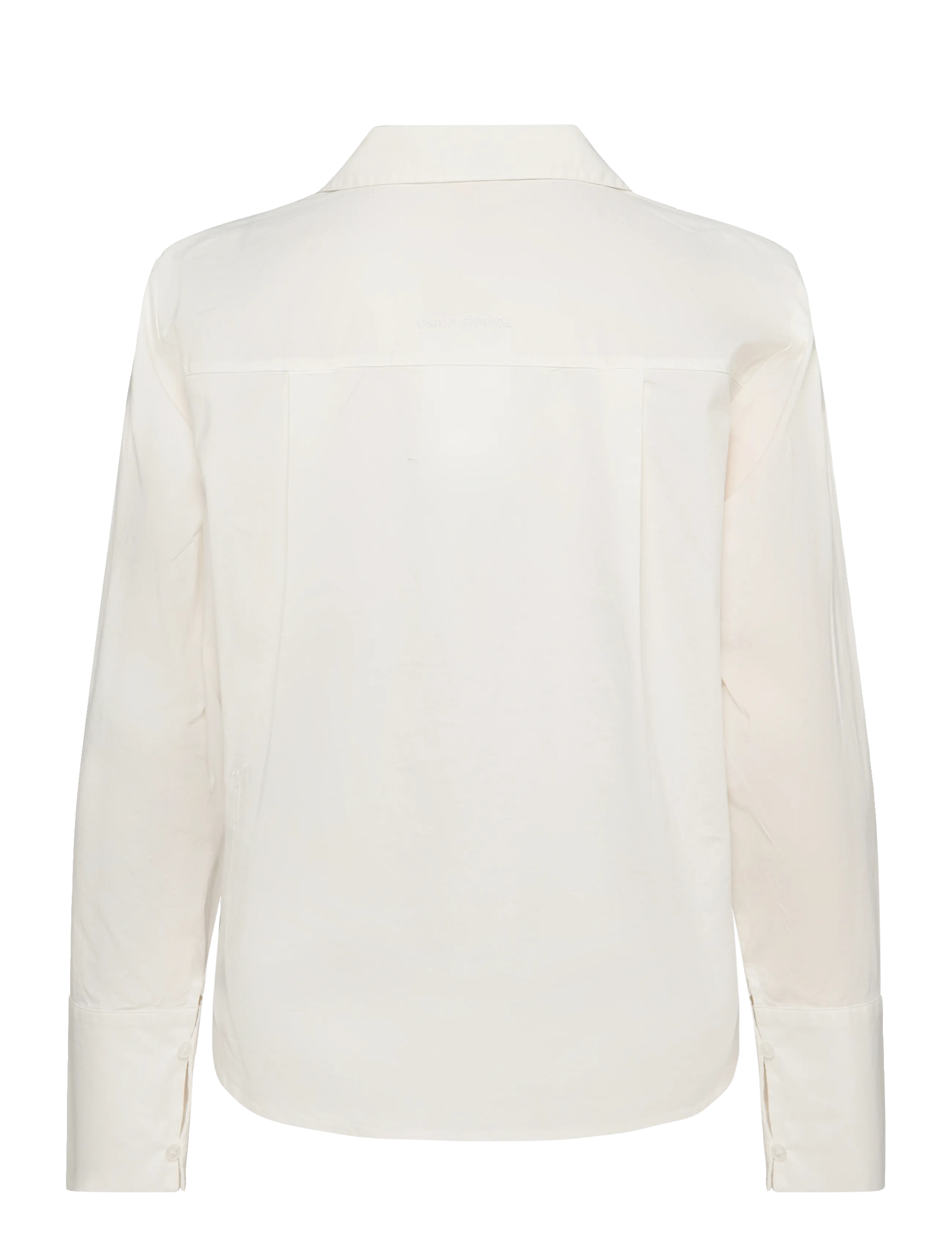 Esme Studios - ESVivien Blouse - langærmede bluser - snow white - 2