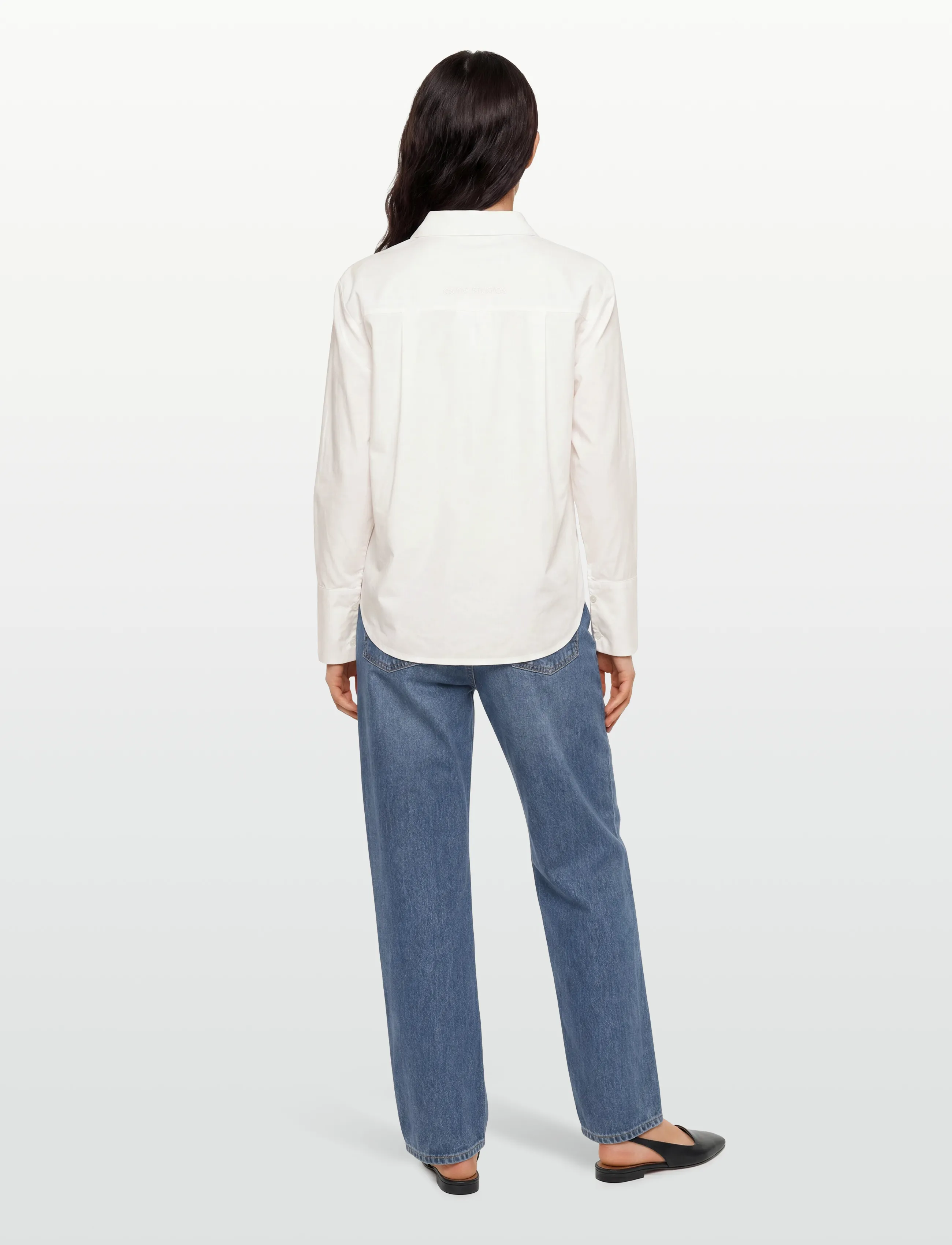 Esme Studios - ESVivien Blouse - langærmede bluser - snow white - 4