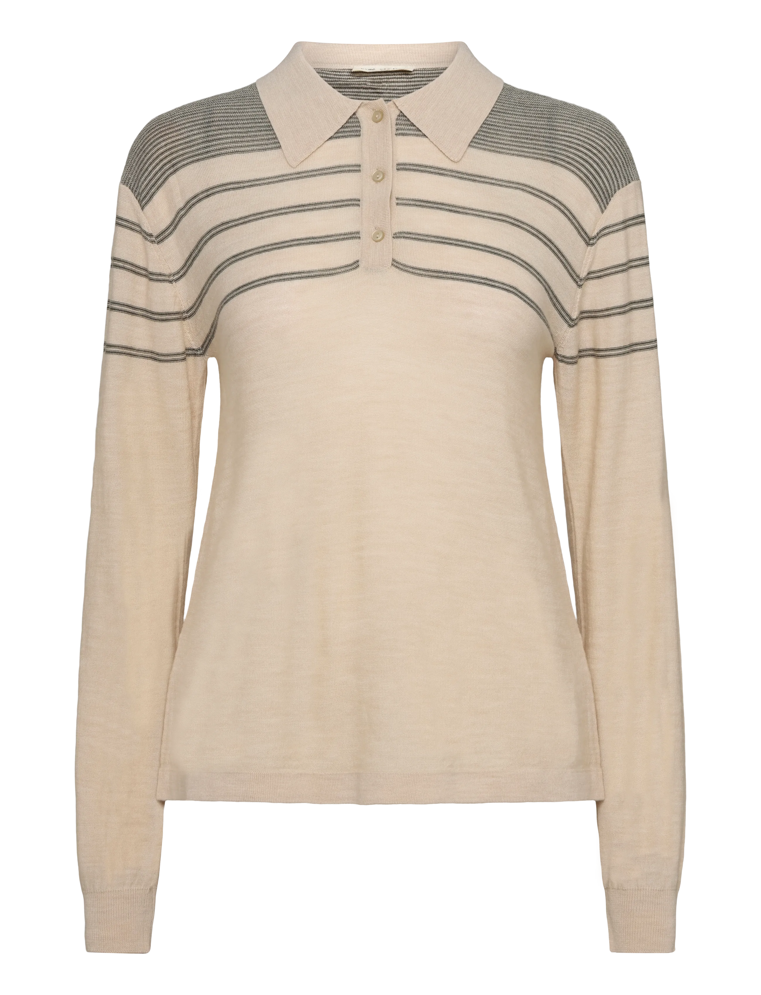 ESME STUDIOS Esjill Knit Polo Cream - XS - Damen