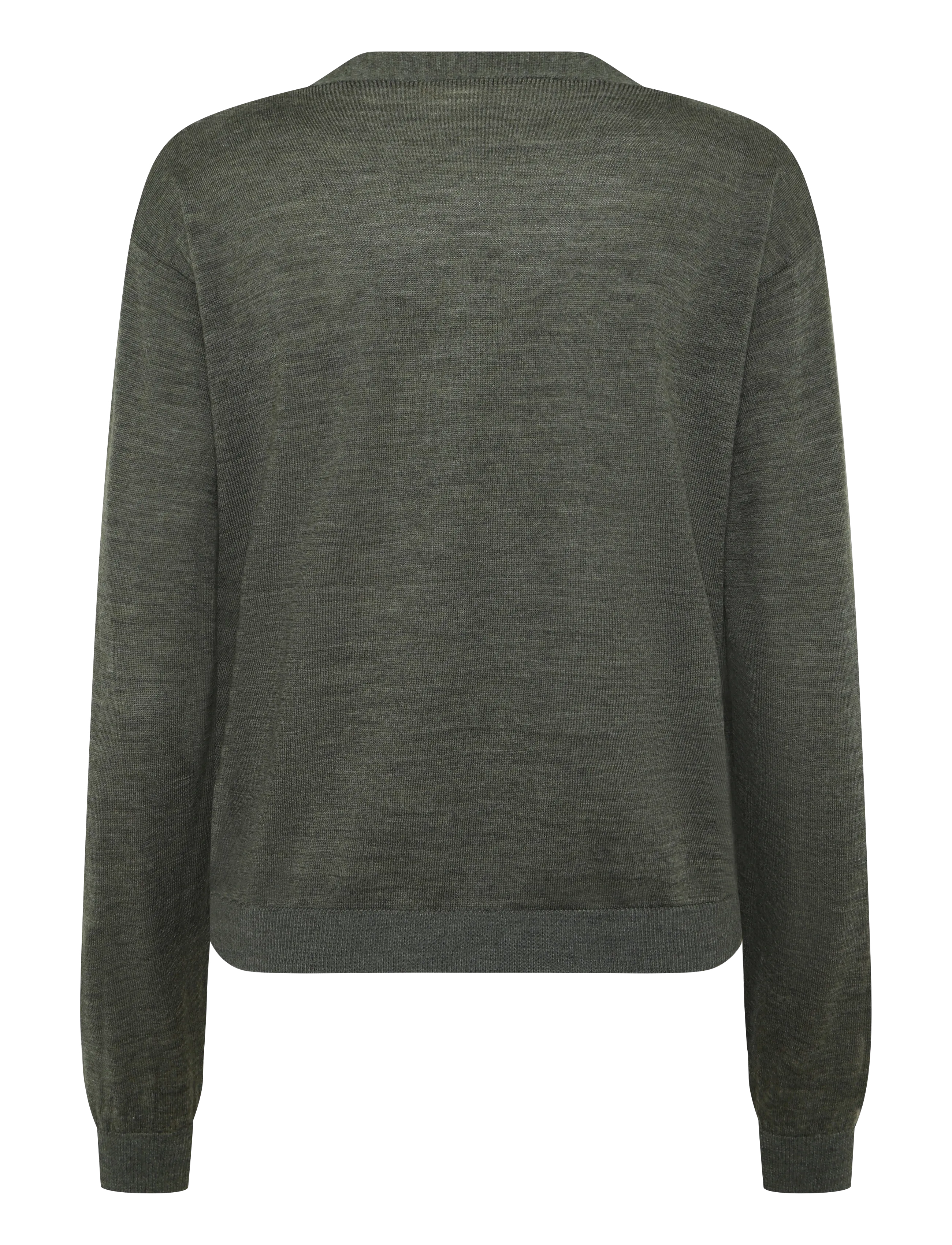 Esme Studios - ESJill Knit Wrap Top - forest night - 2