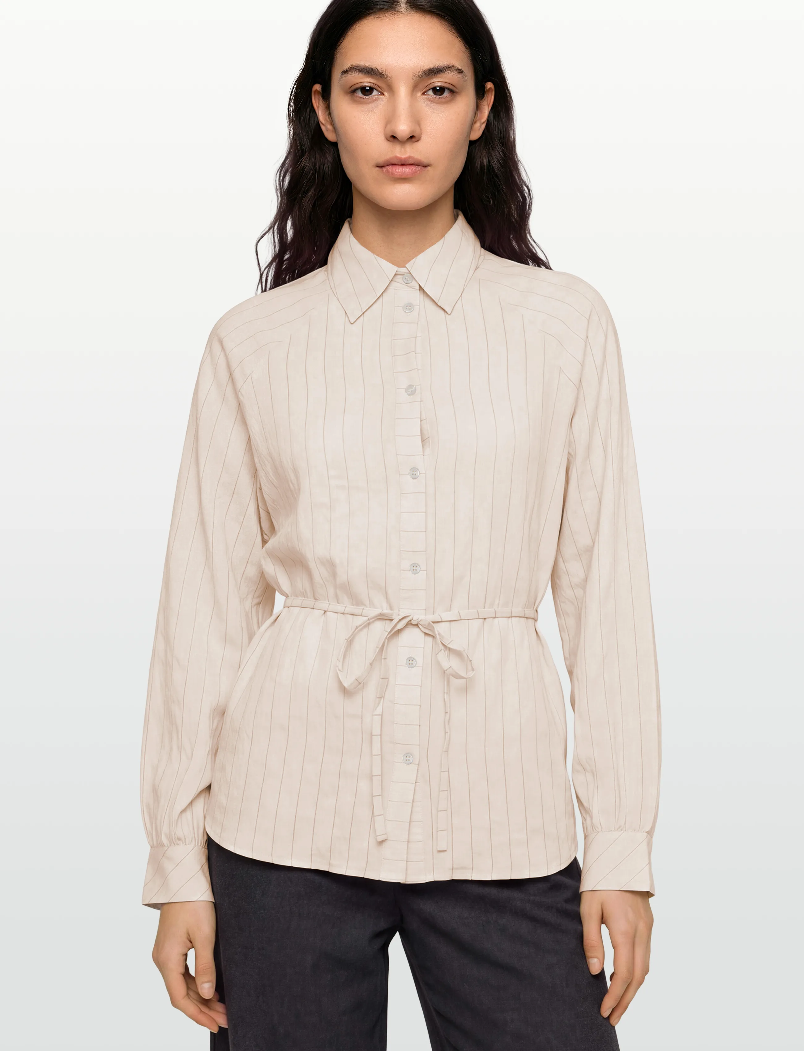 Esme Studios - ESMalika Shirt - long-sleeved shirts - perfectly pale - 3