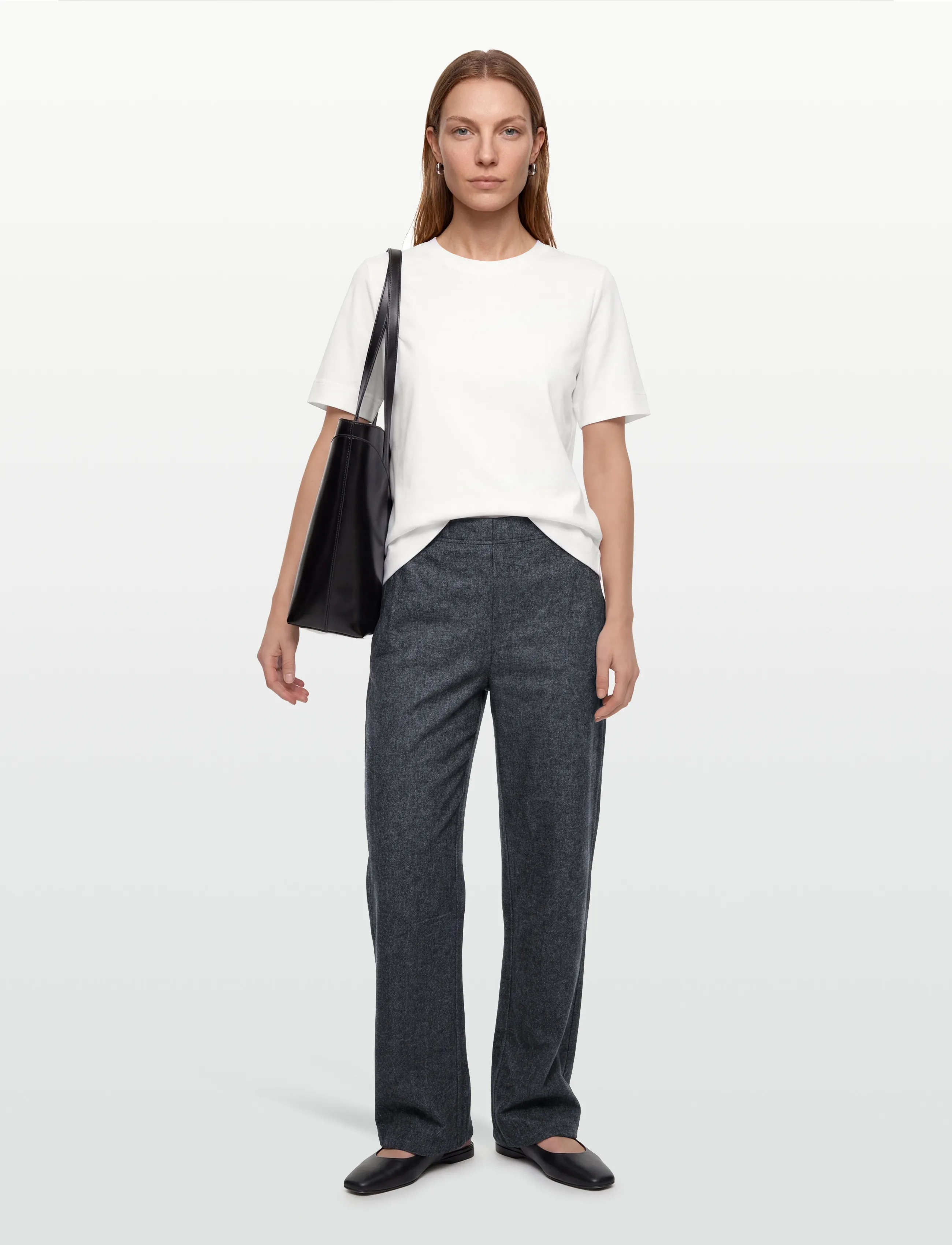 Esme Studios - ESSvea Pants - sweatpants - black mÉlange - 0