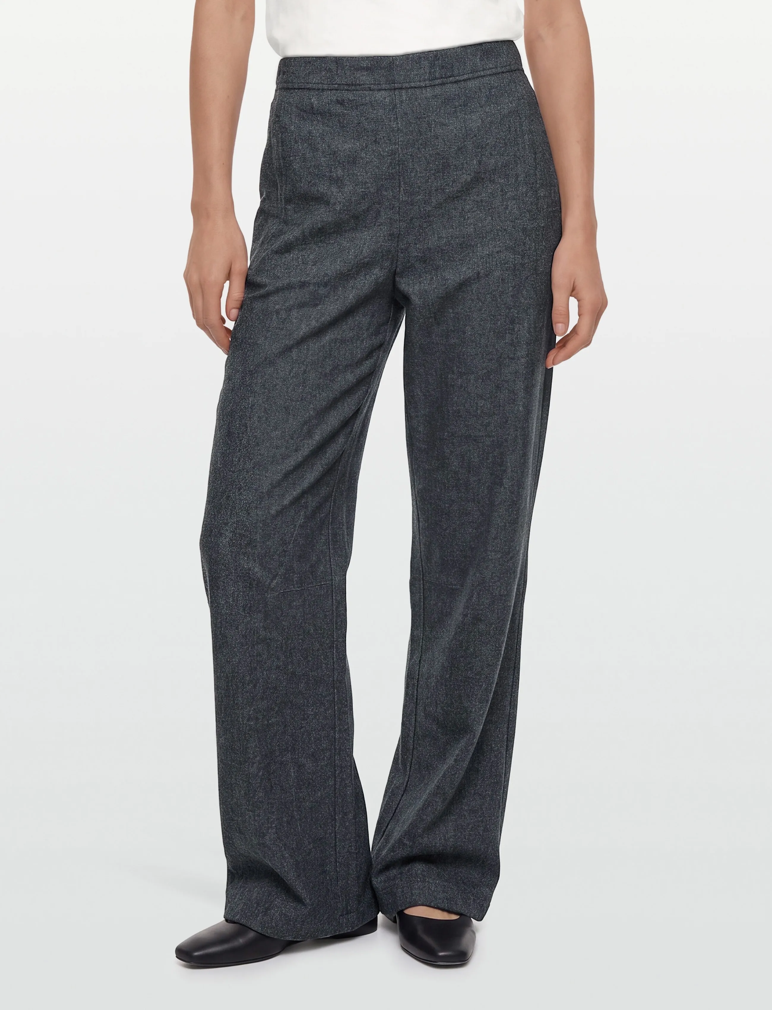 Esme Studios - ESSvea Pants - sweatpants - black mÉlange - 3