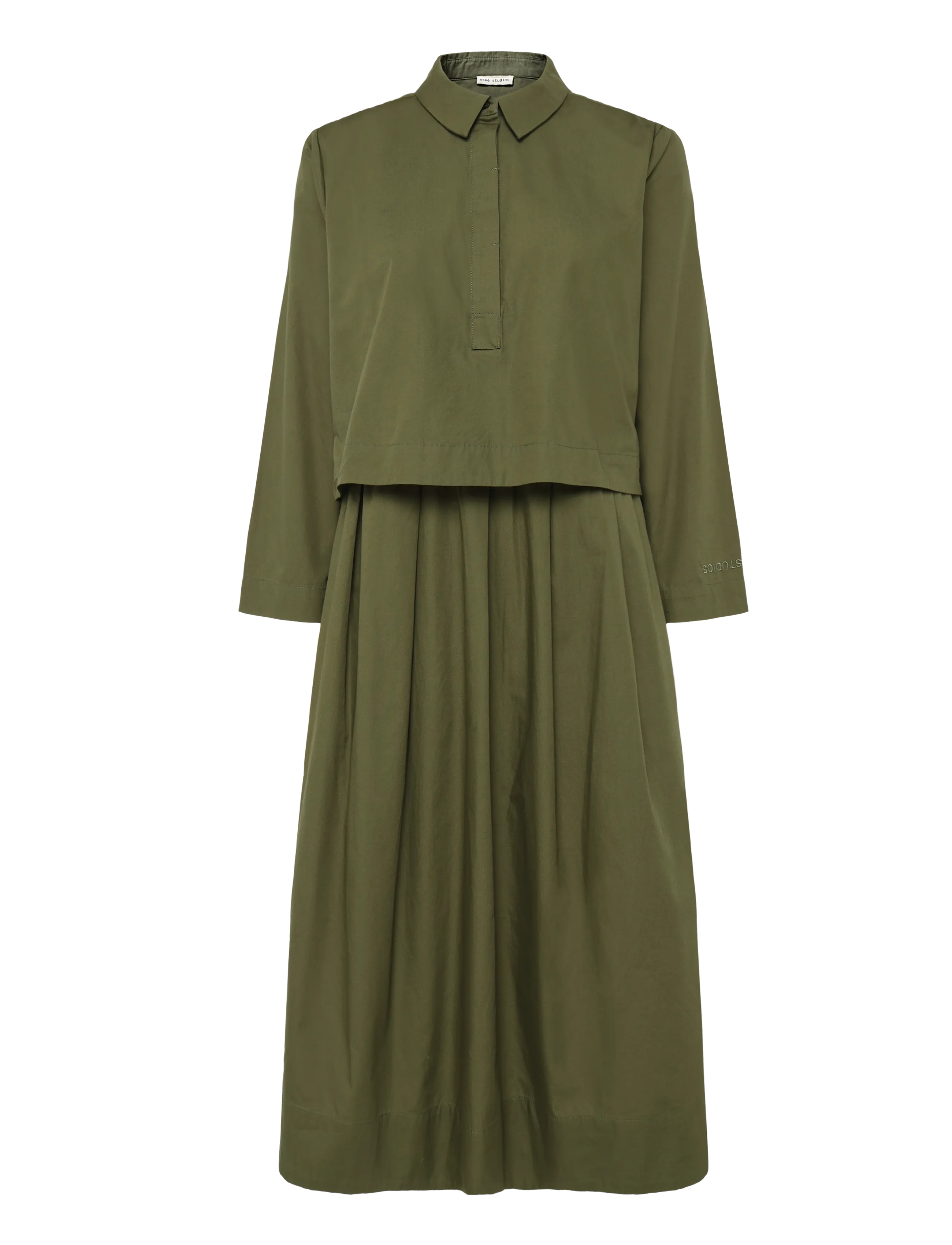 Esme Studios ESAmira Dress - Shirt dresses - WINTER MOSS / khaki/green