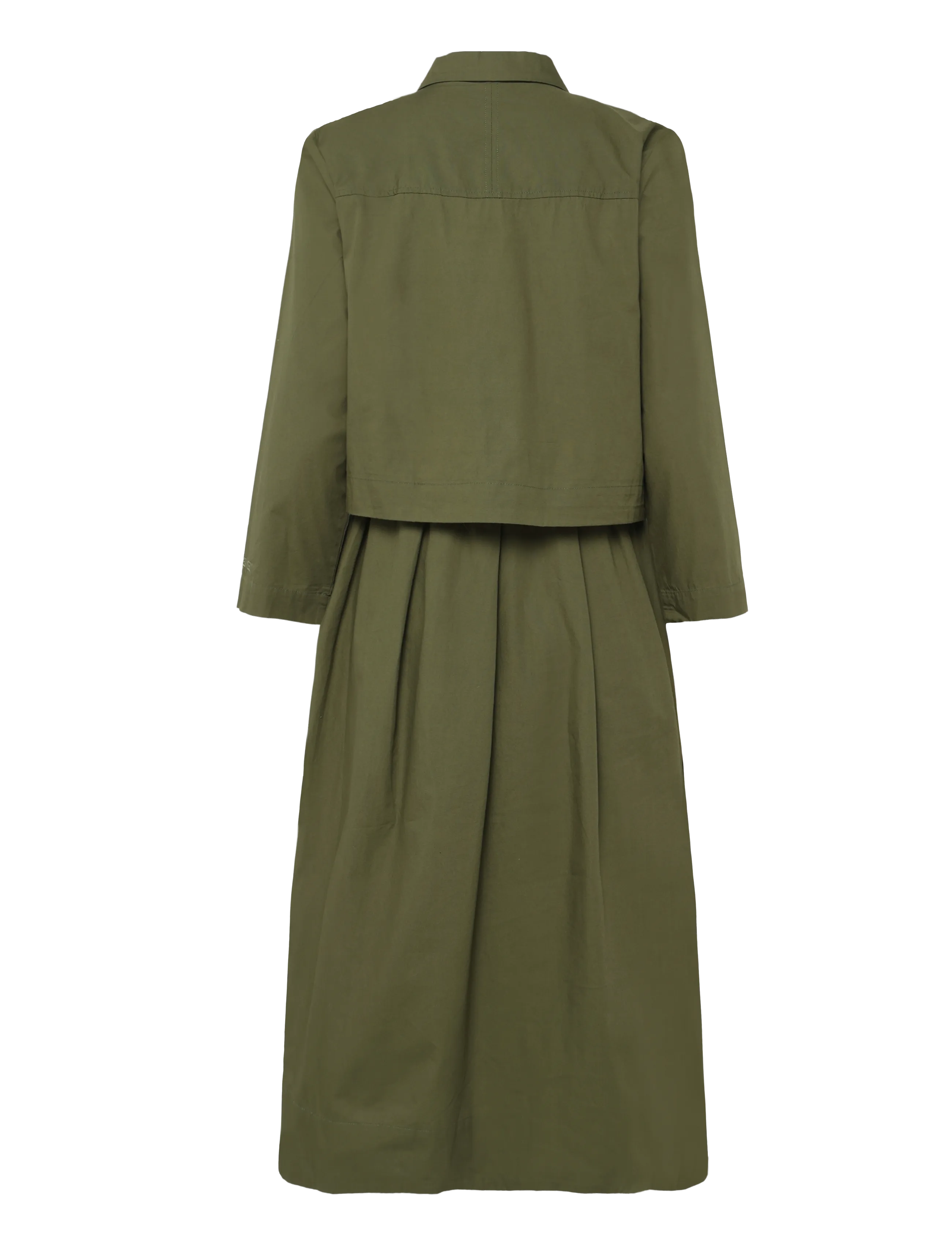 Esme Studios - ESAmira Dress - shirt dresses - winter moss - 1