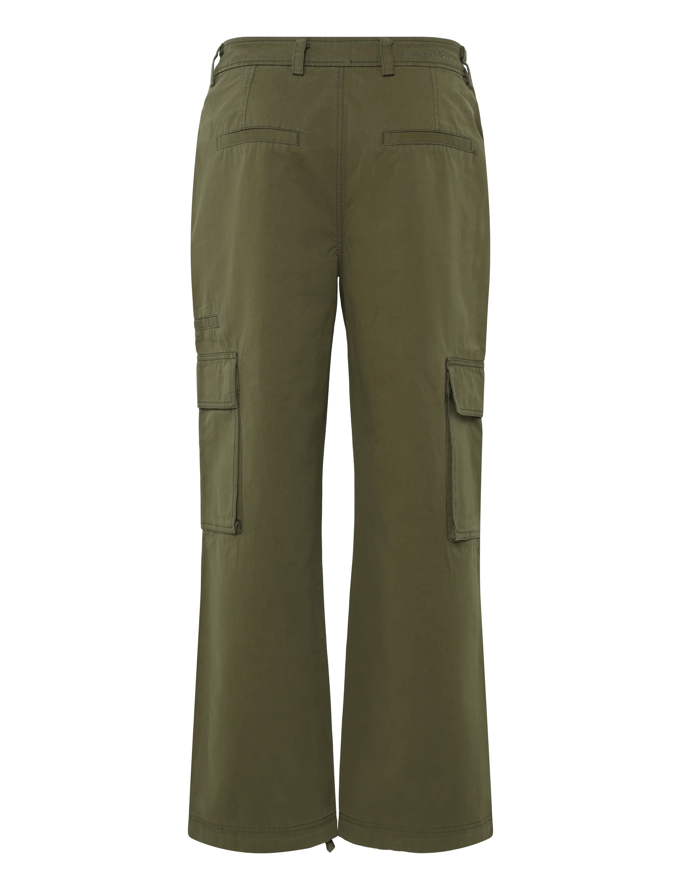 Esme Studios - ESJodi Pants - cargobyxor - ivy green - 1