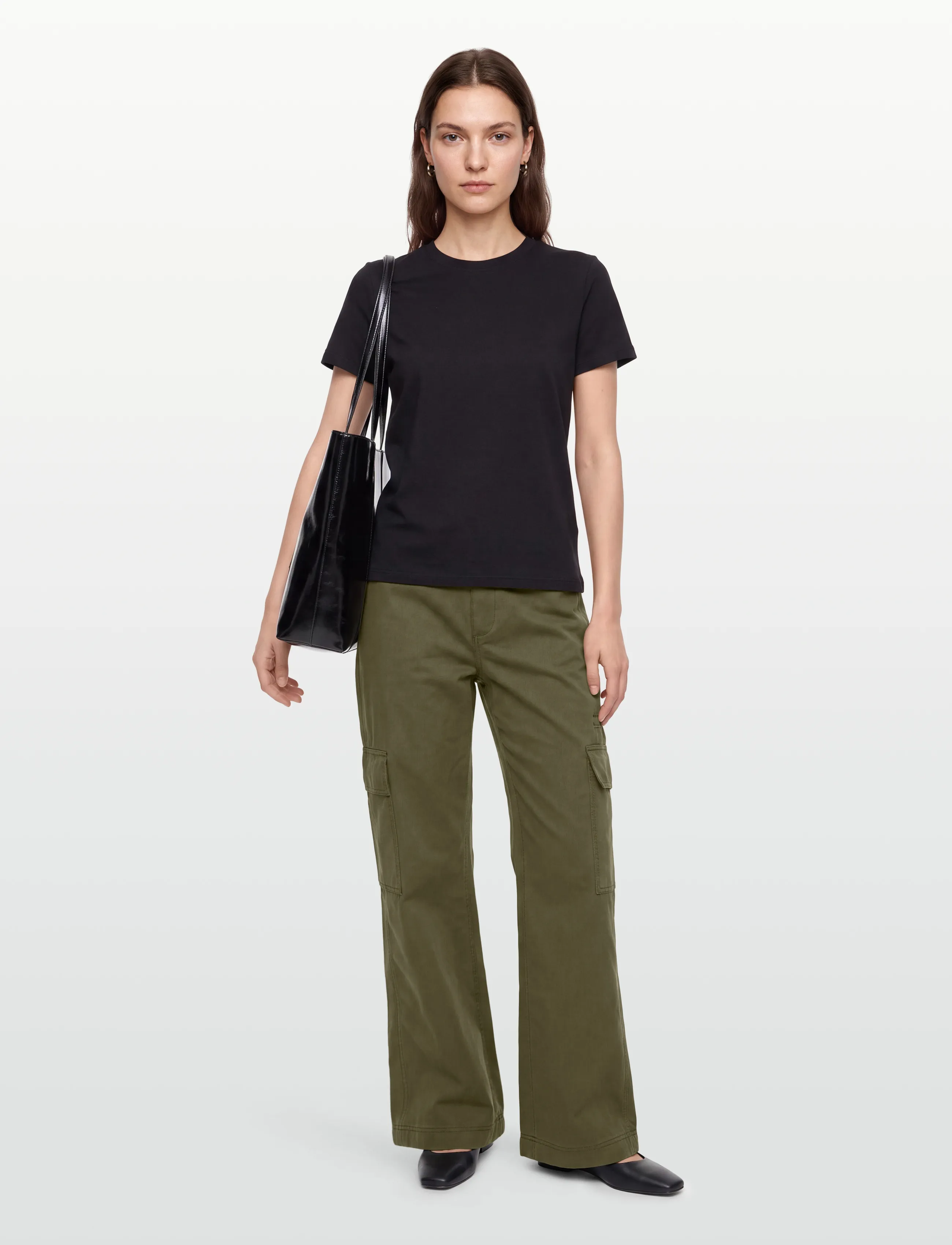 Esme Studios ESJodi Pants - Cargobukser - IVY GREEN / khaki/green