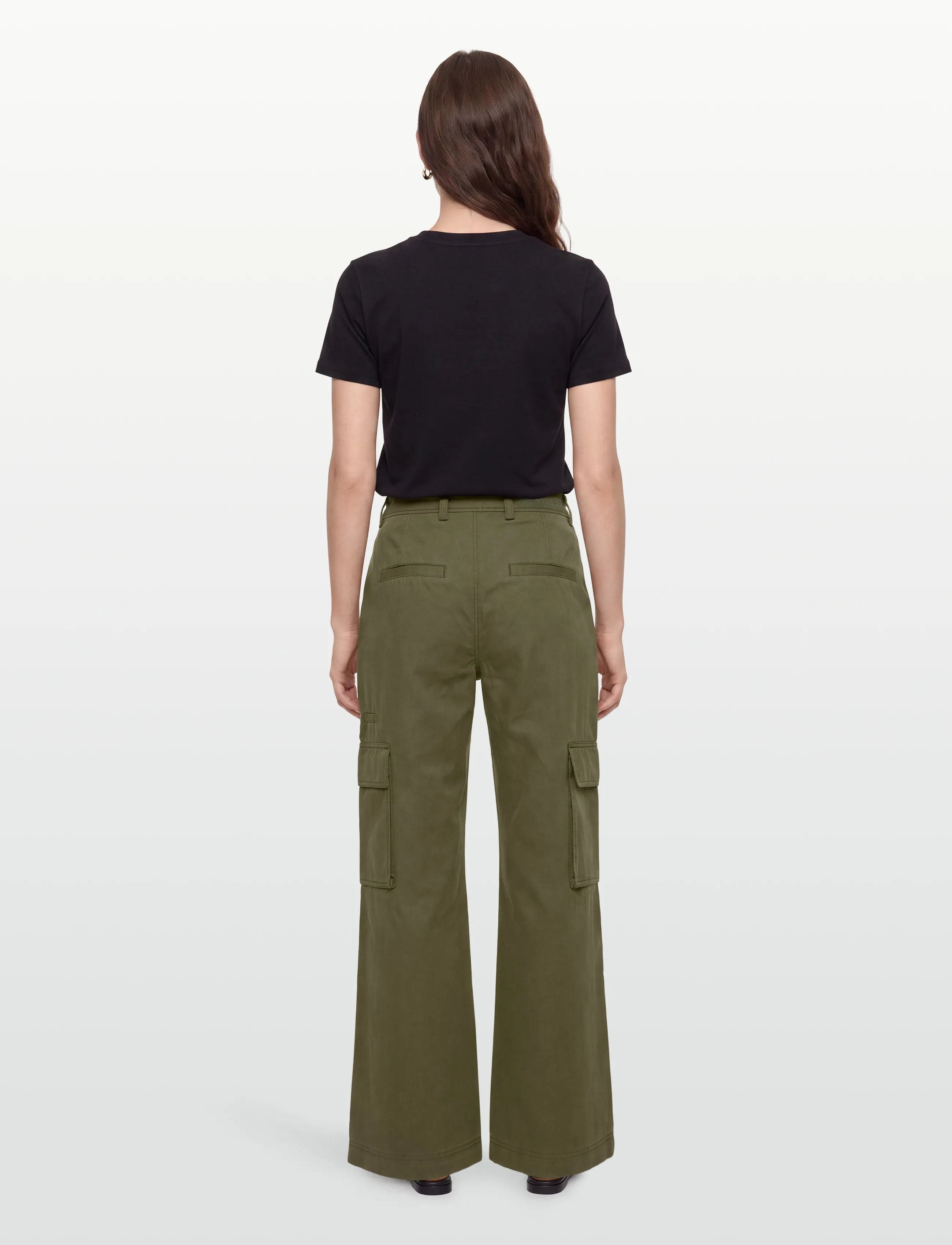 Esme Studios - ESJodi Pants - cargobukser - ivy green - 4