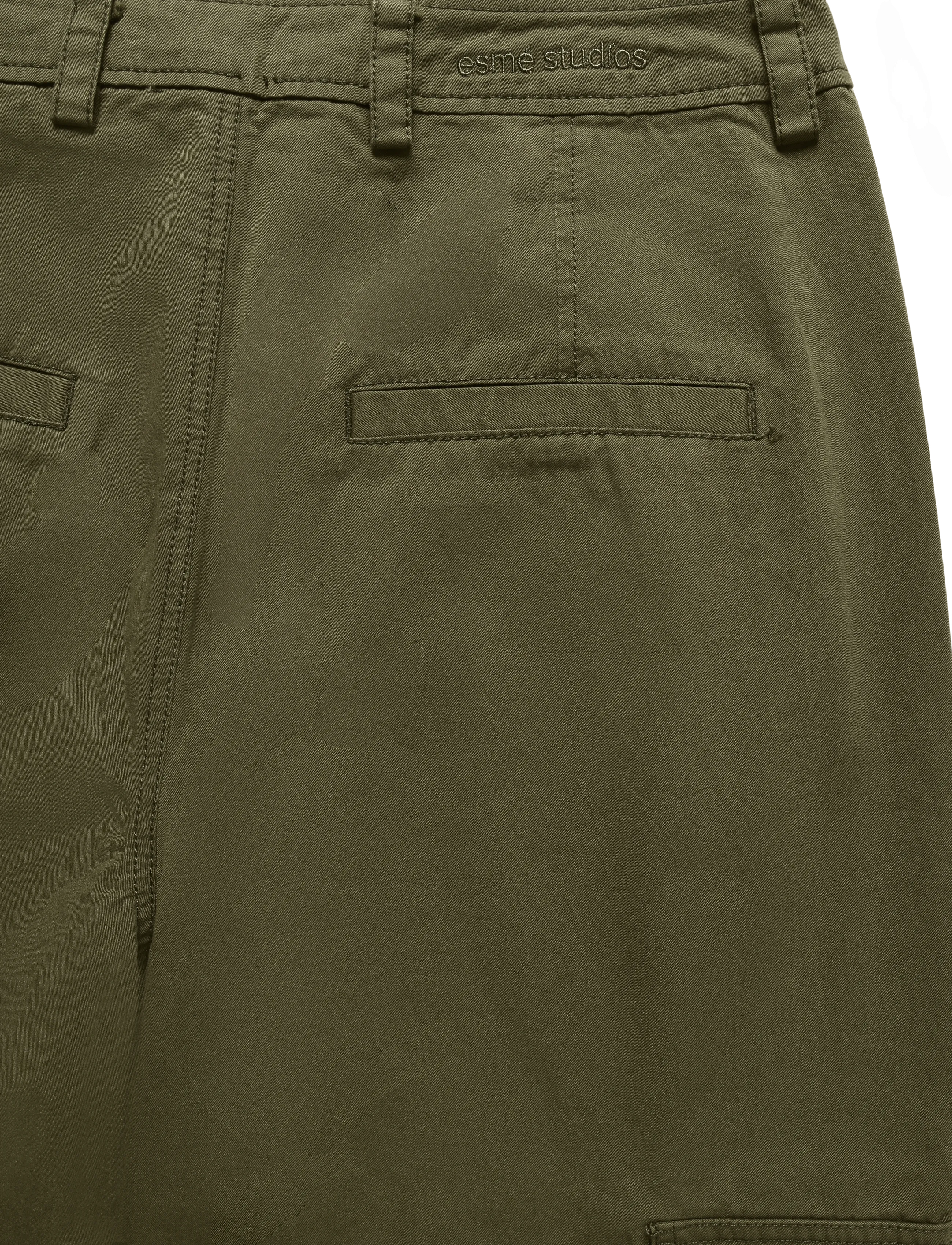 Esme Studios - ESJodi Pants - cargobyxor - ivy green - 4