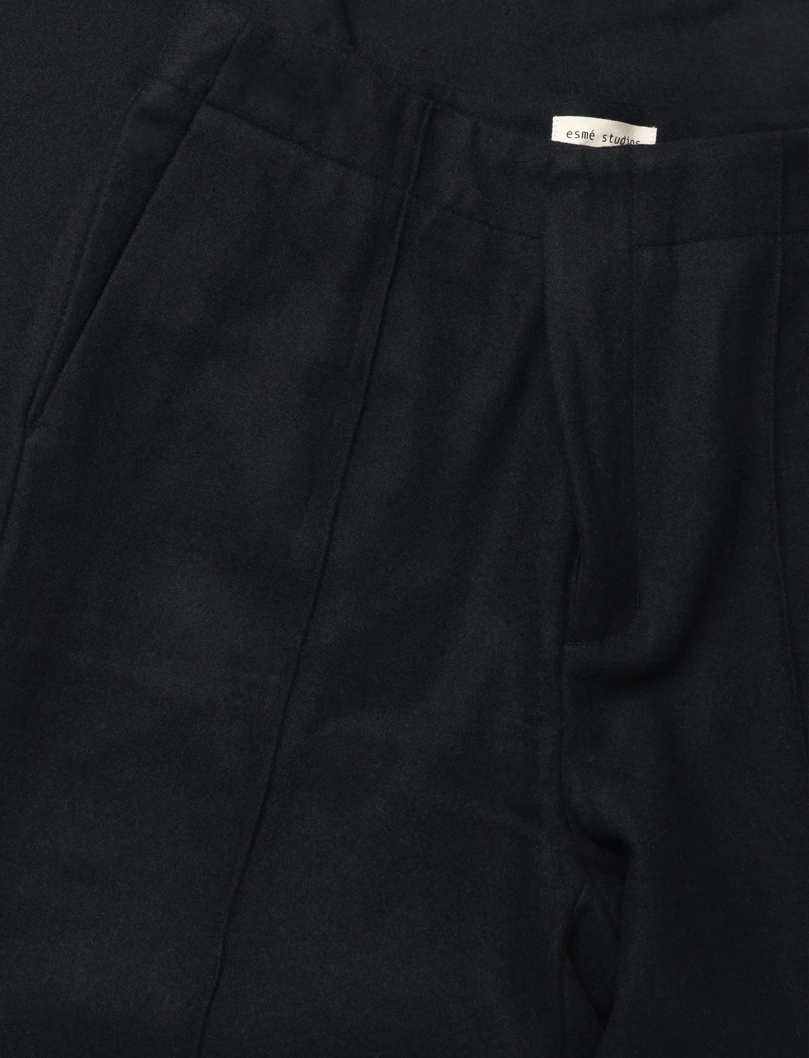 Esme Studios - ESBecca Wool Pants GRS - party wear at outlet prices - dark sapphire - 2