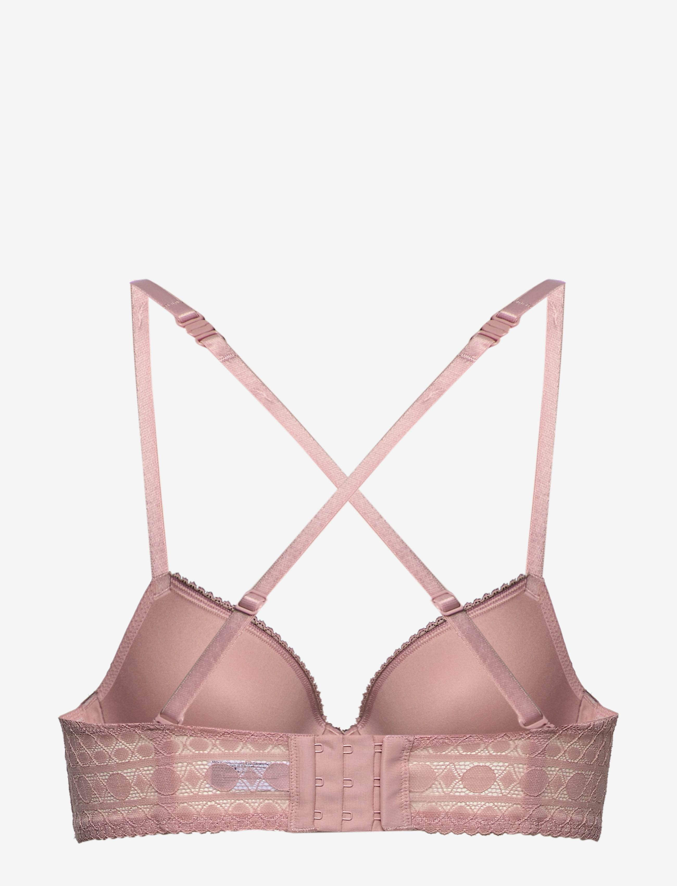 Esprit Bodywear Women - Underwire bra in geometric lace - old pink - 2