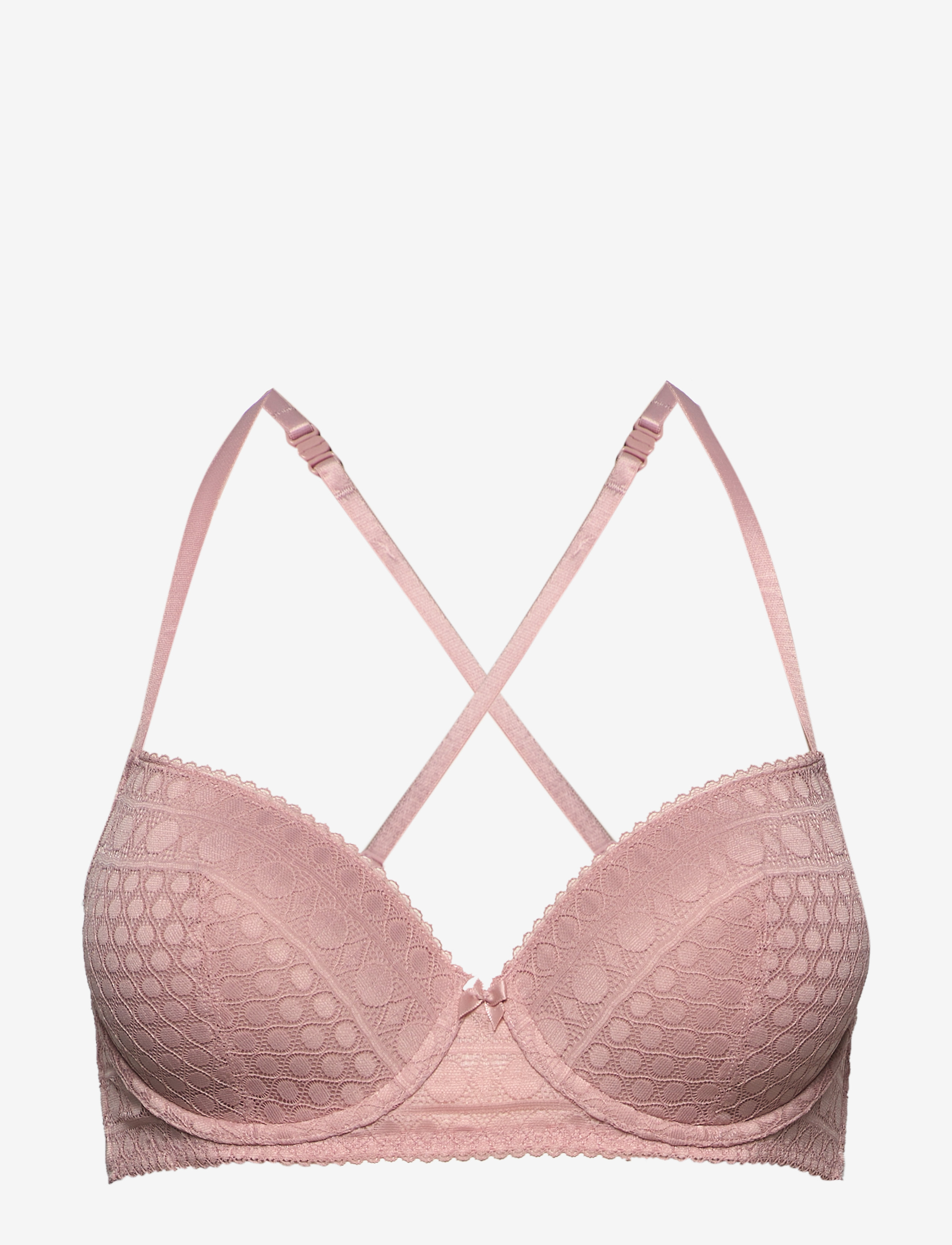Esprit Bodywear Women - Underwire bra in geometric lace - old pink - 3