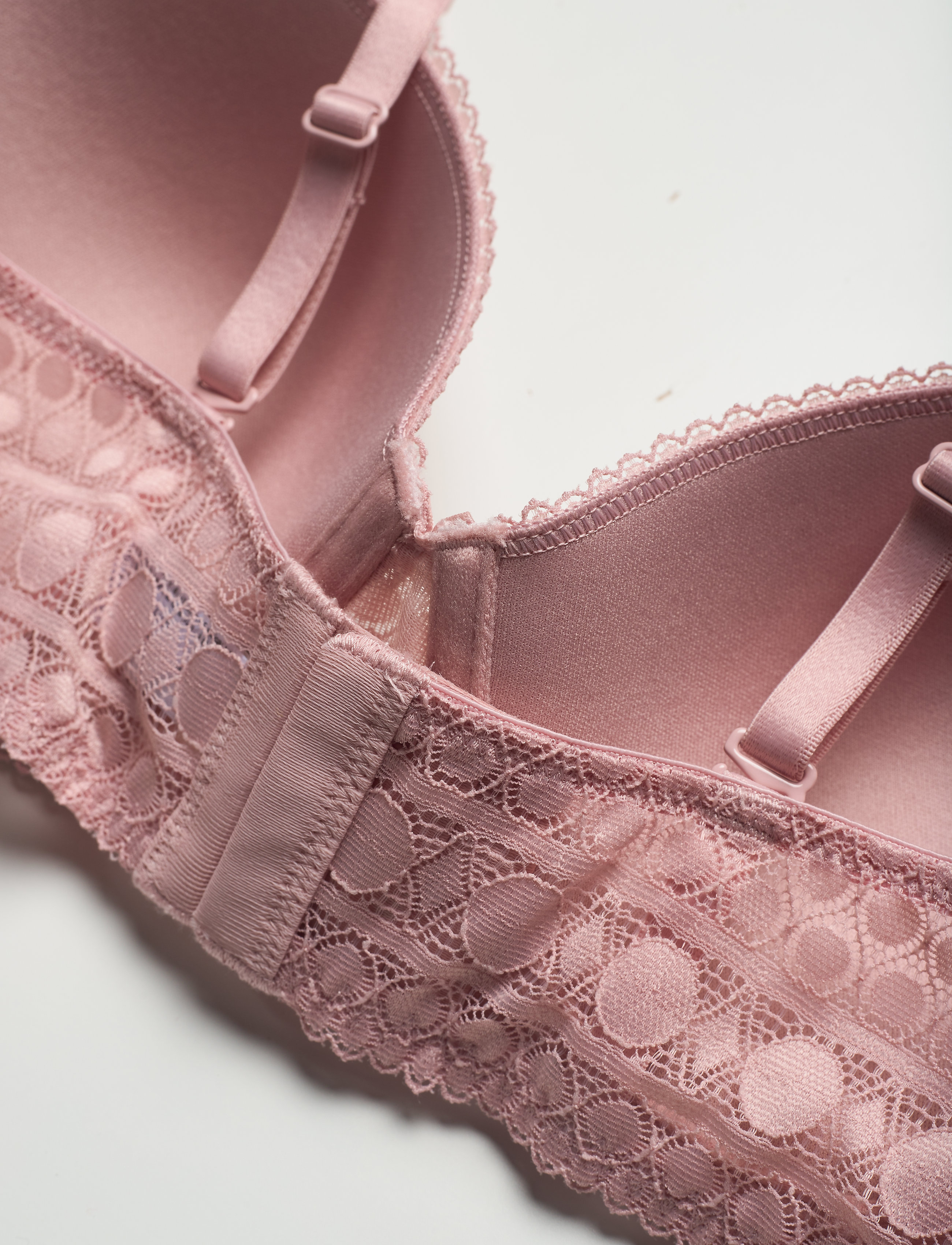 Esprit Bodywear Women - Underwire bra in geometric lace - old pink - 5