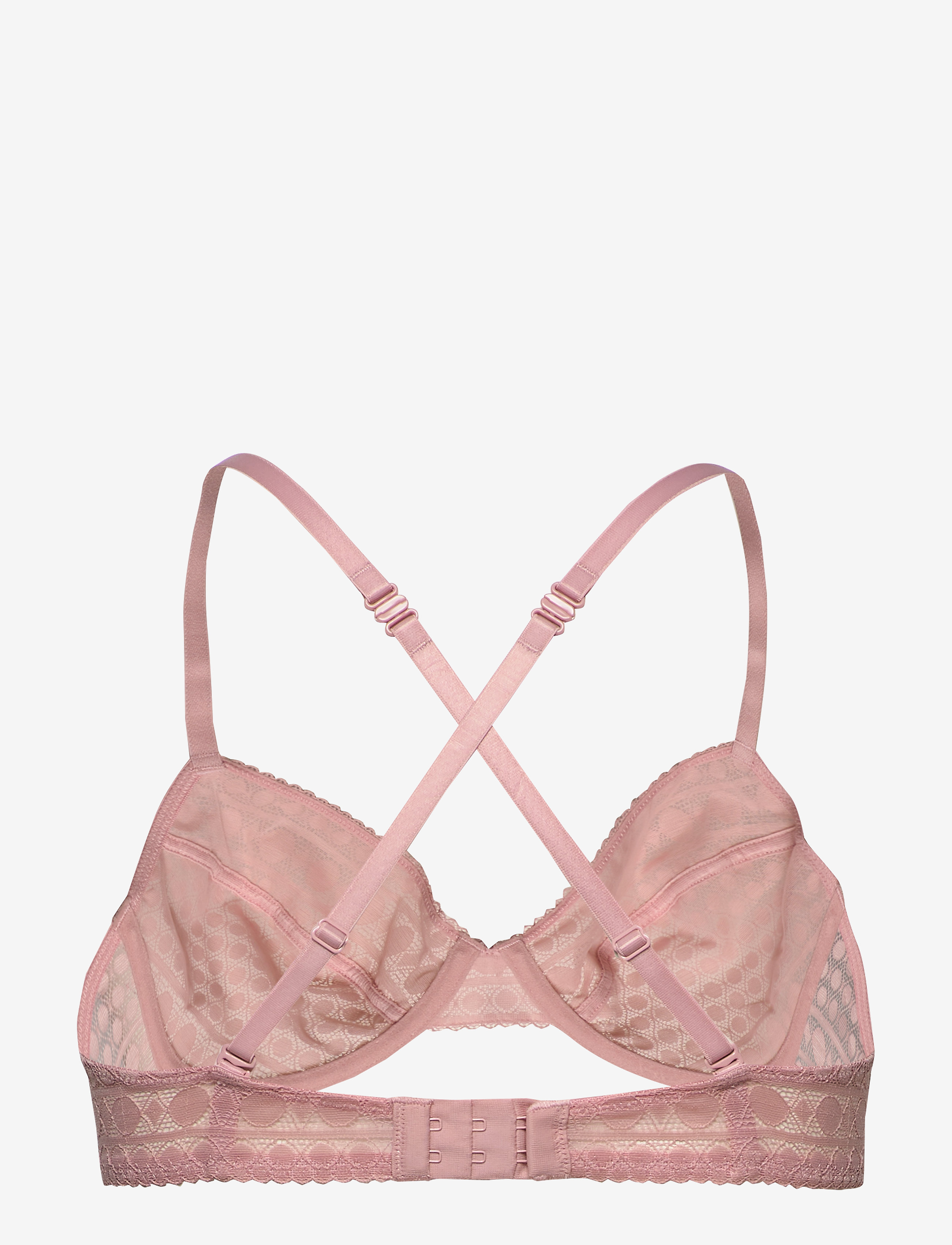Esprit Bodywear Women - Underwire bra in geometric lace - old pink - 2
