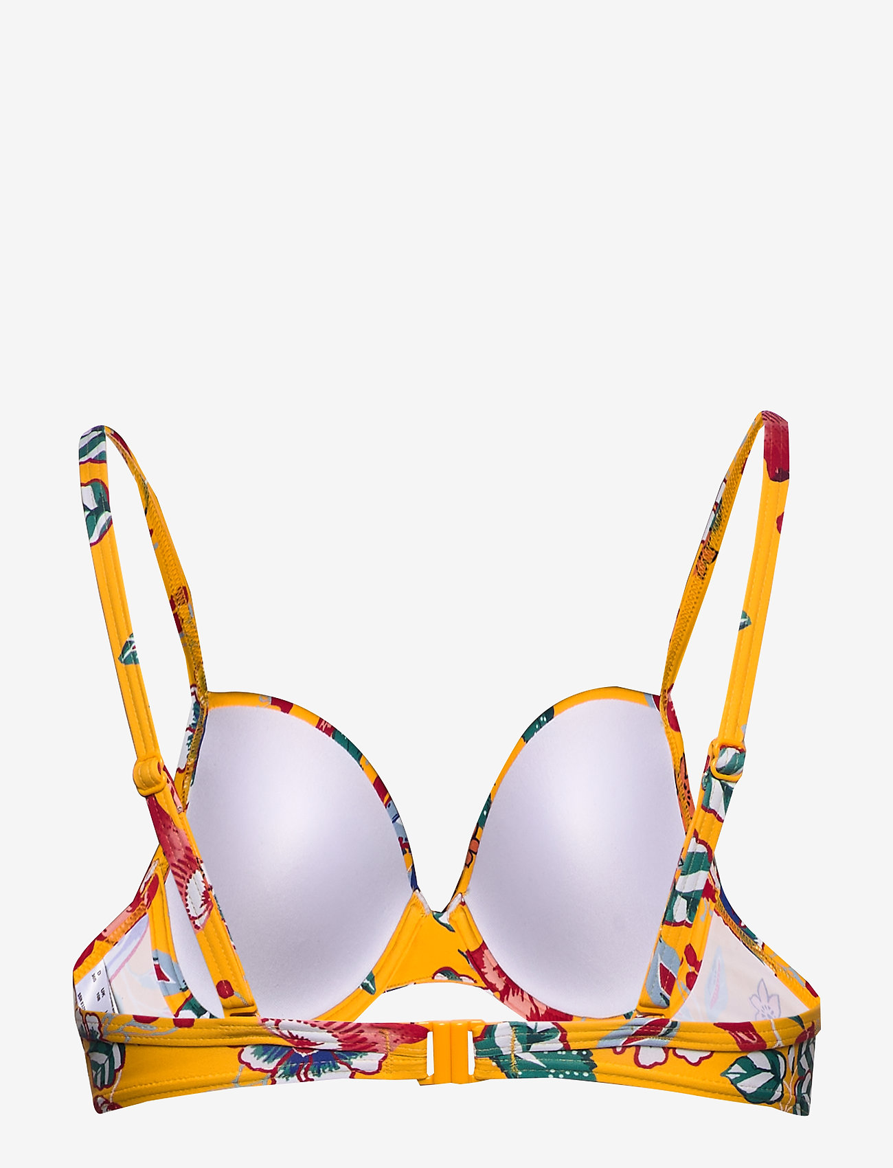 Esprit Bodywear Women - Push-up top with a floral print - sunflower yellow - 1