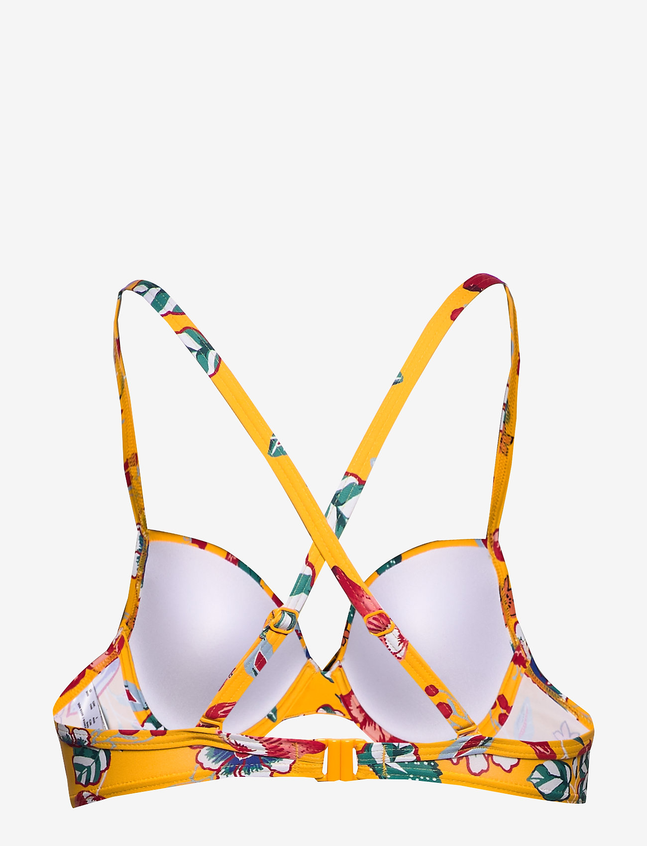 Esprit Bodywear Women - Push-up top with a floral print - sunflower yellow - 2