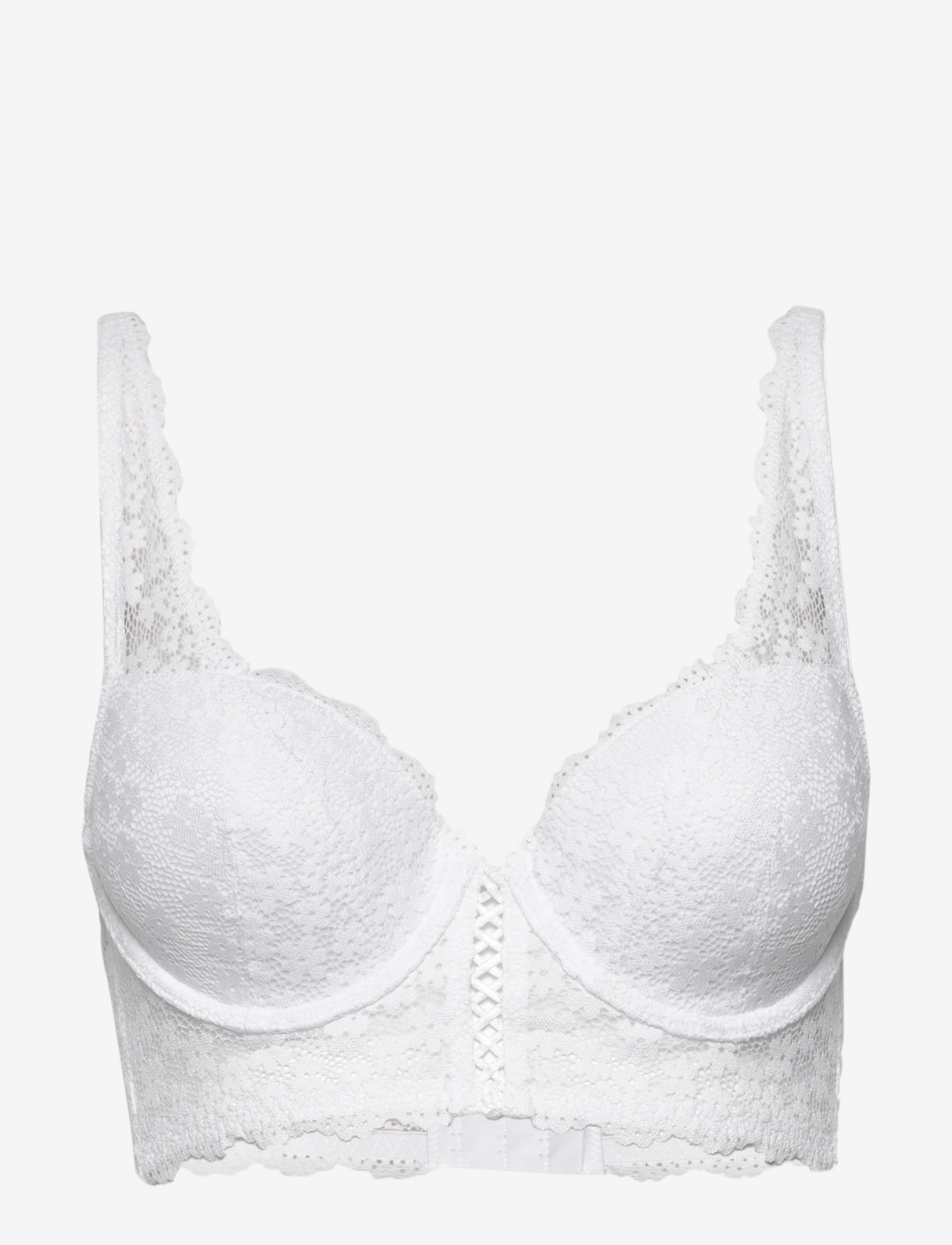 Esprit Bodywear Women - Padded underwire bodice made of lace - white - 0