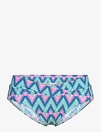 Made of recycled material: patterned bikini bottoms - BRIGHT BLUE 3