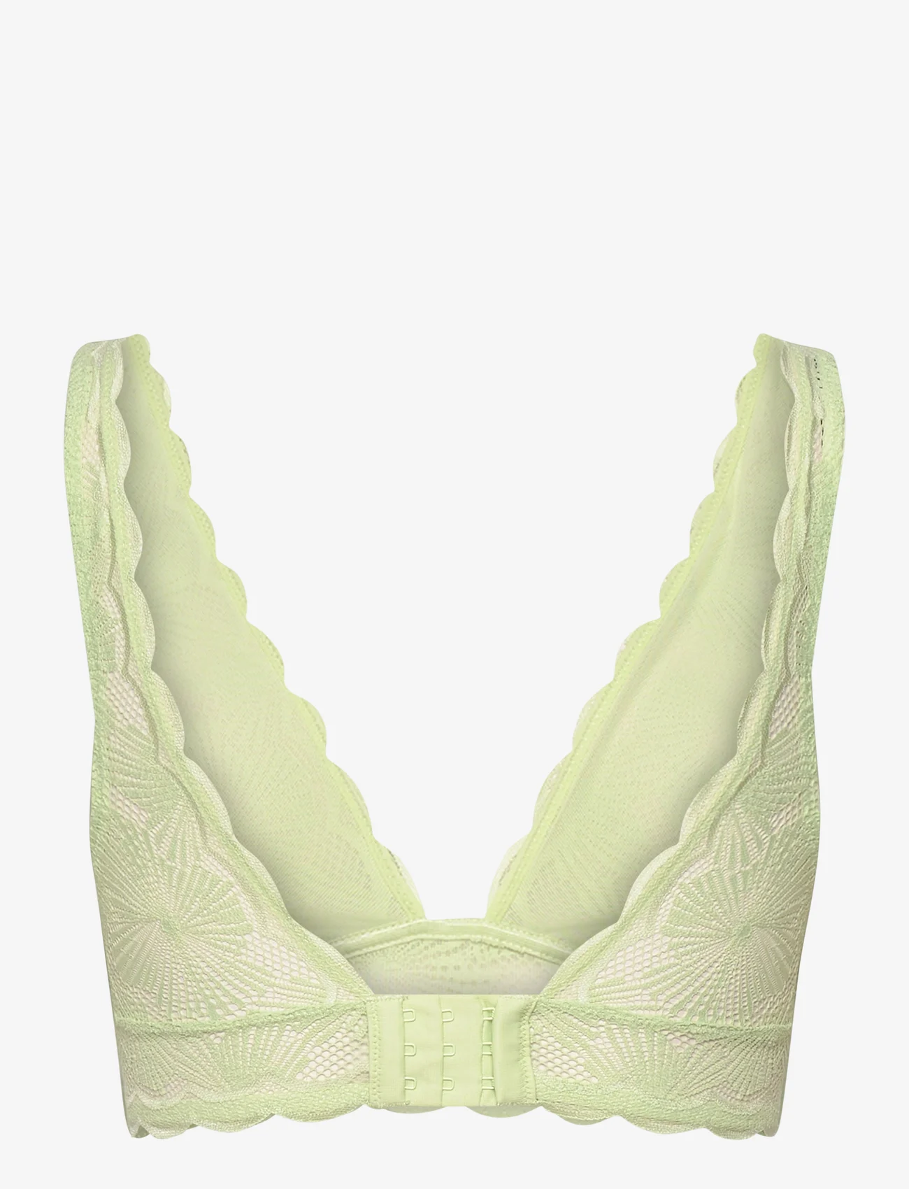 Esprit Bodywear Women - Non-padded, non-wired bra made of patterned lace - bralette-rintaliivit - light green - 1