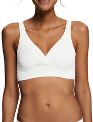 Esprit Bodywear Women - Made of recycled material: non-wired, ribbed-effect bra - off white - 2