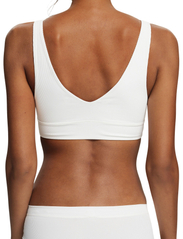 Esprit Bodywear Women - Made of recycled material: non-wired, ribbed-effect bra - off white - 3