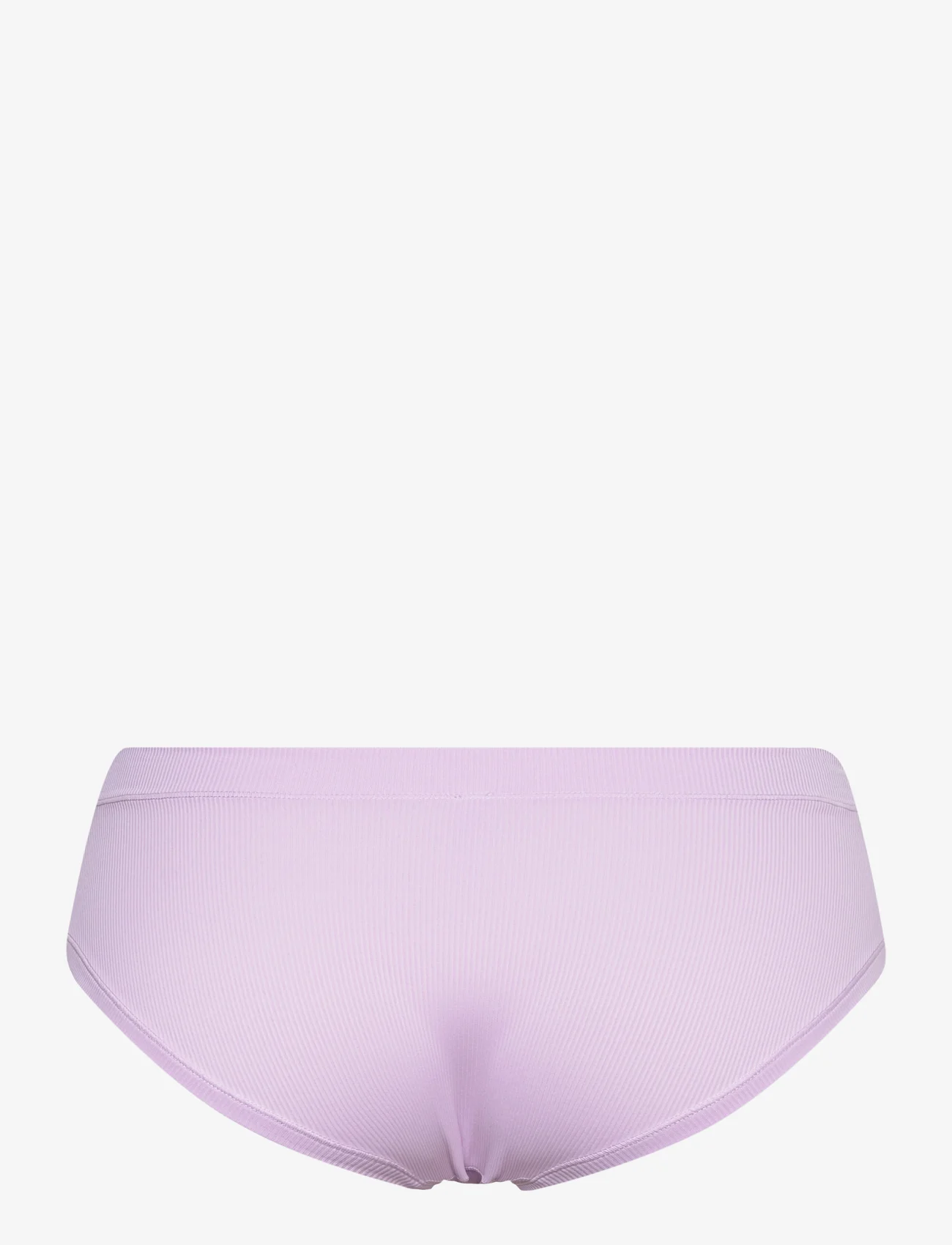 Esprit Bodywear Women - Made of recycled material: ribbed-effect hipster shorts - laagste prijzen - violet - 1