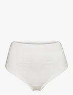 Made of recycled material: shaping-effect thong - OFF WHITE