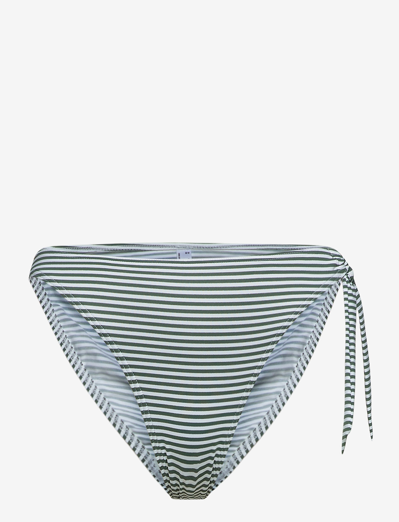 Esprit Bodywear Women - Recycled: striped bikini briefs - bikini ar sānu aukliņām - olive - 0