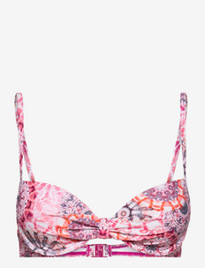 Recycled: padded underwire top with a print, Esprit Bodywear Women