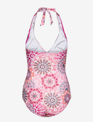 Esprit Bodywear Women - Recycled: swimsuit with a print - swimsuits - pink 3 - 1