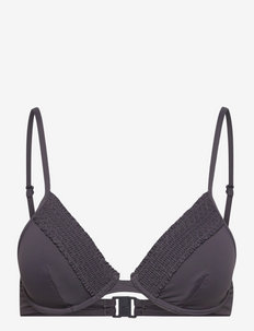 Recycled: unpadded underwire top with smocked details, Esprit Bodywear Women