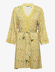 Esprit Bodywear Women - Patterned jersey kimono, LENZING™ ECOVERO™ - bursdagsgaver - pistachio green 3 - 0