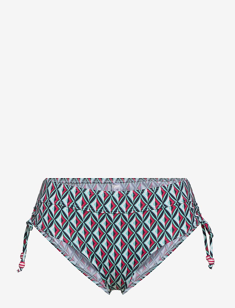 Esprit Bodywear Women - Midi briefs with a retro print - bikinis mit seitenbändern - pink fuchsia - 0