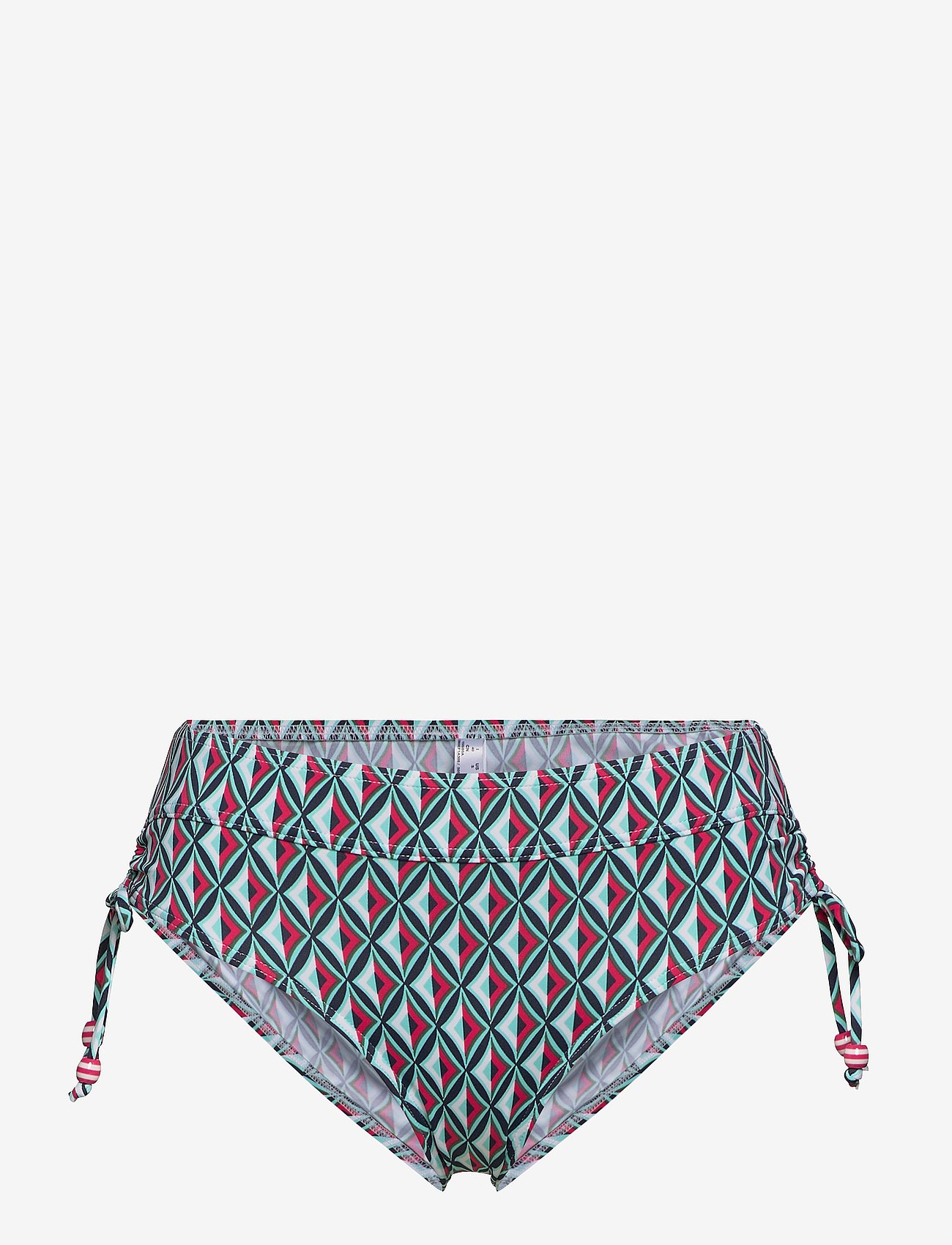 Midi briefs with a retro print - PINK FUCHSIA
