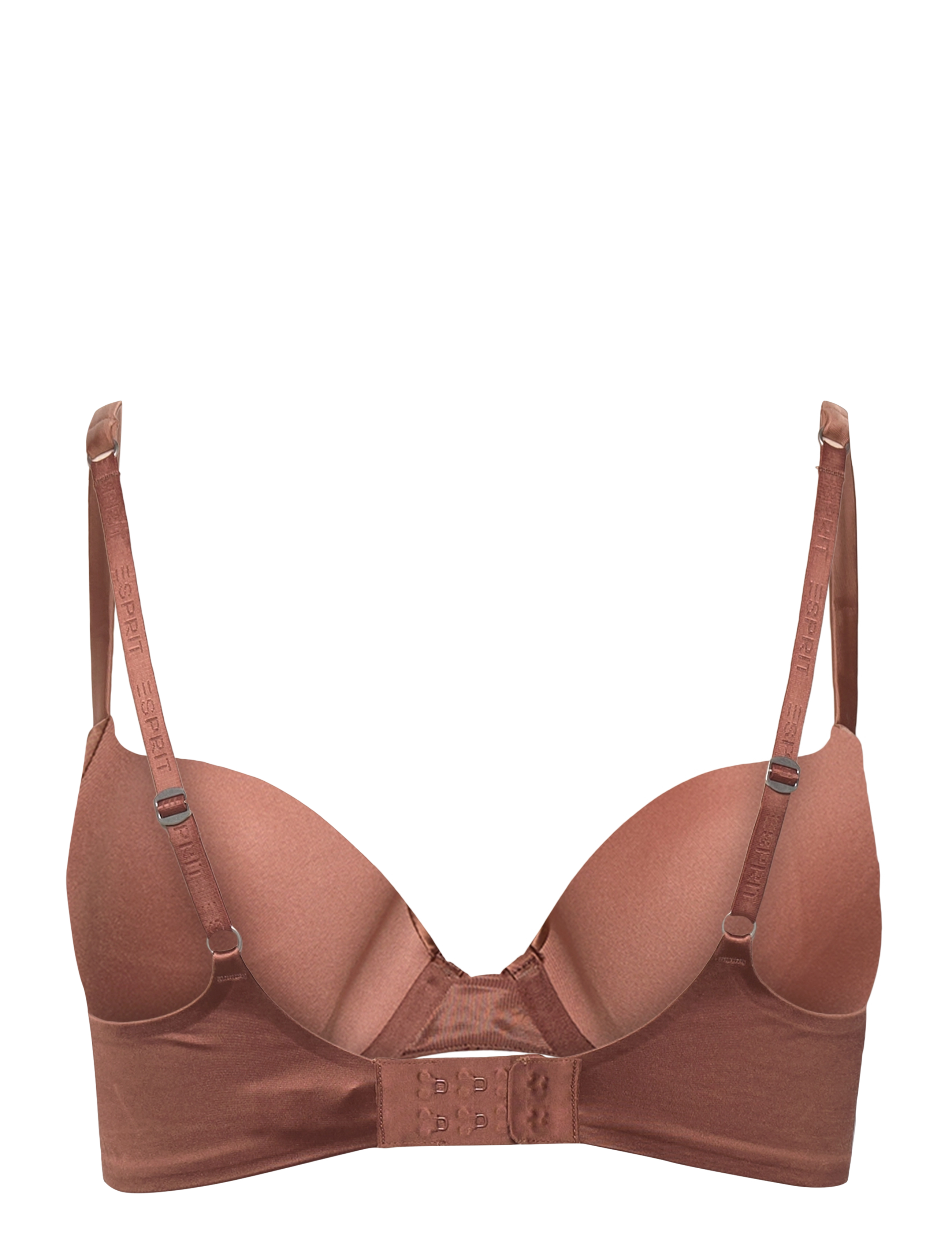 Esprit Bodywear Women - Padded underwire bra with silky finish - cinnamon - 1