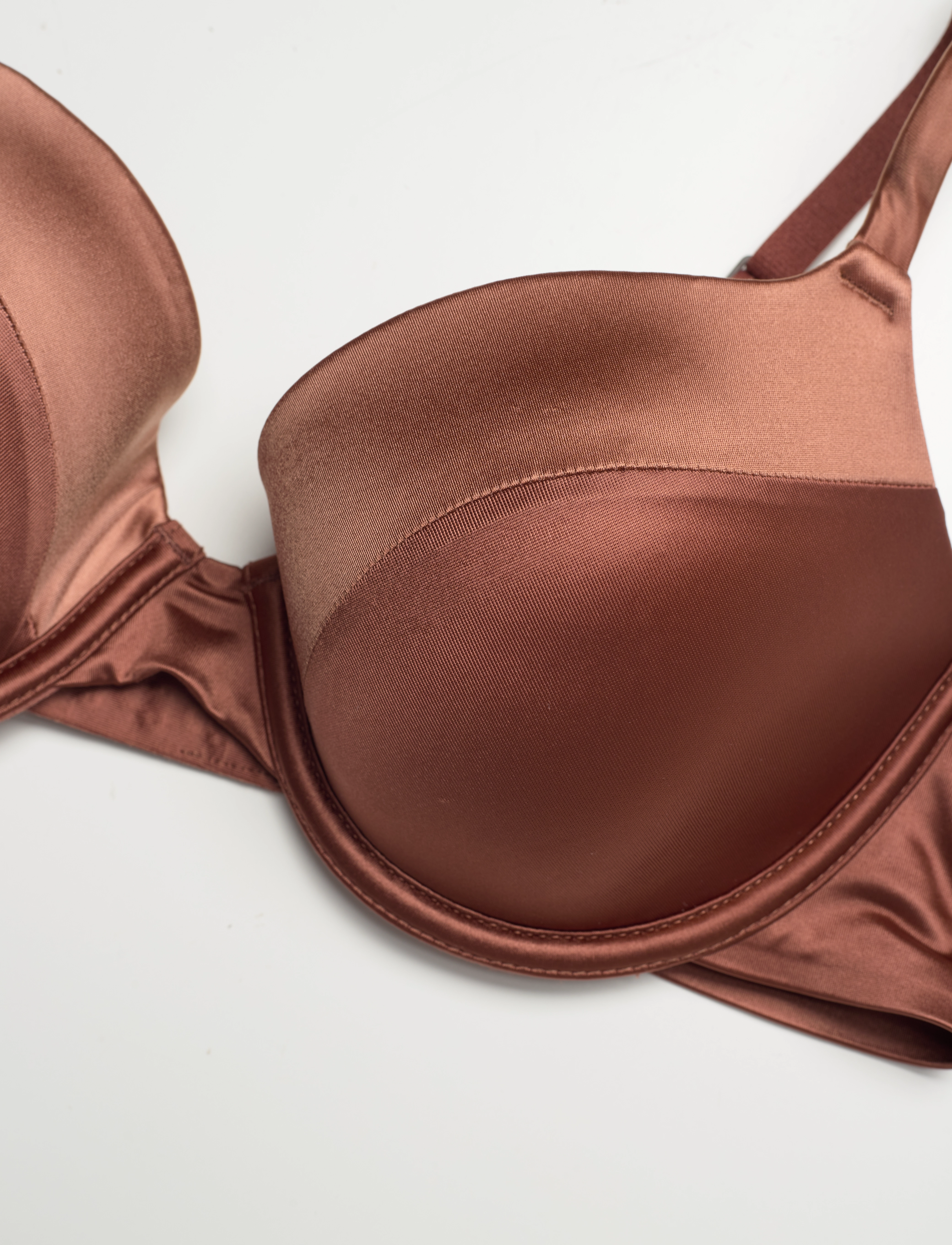 Esprit Bodywear Women - Padded underwire bra with silky finish - cinnamon - 2