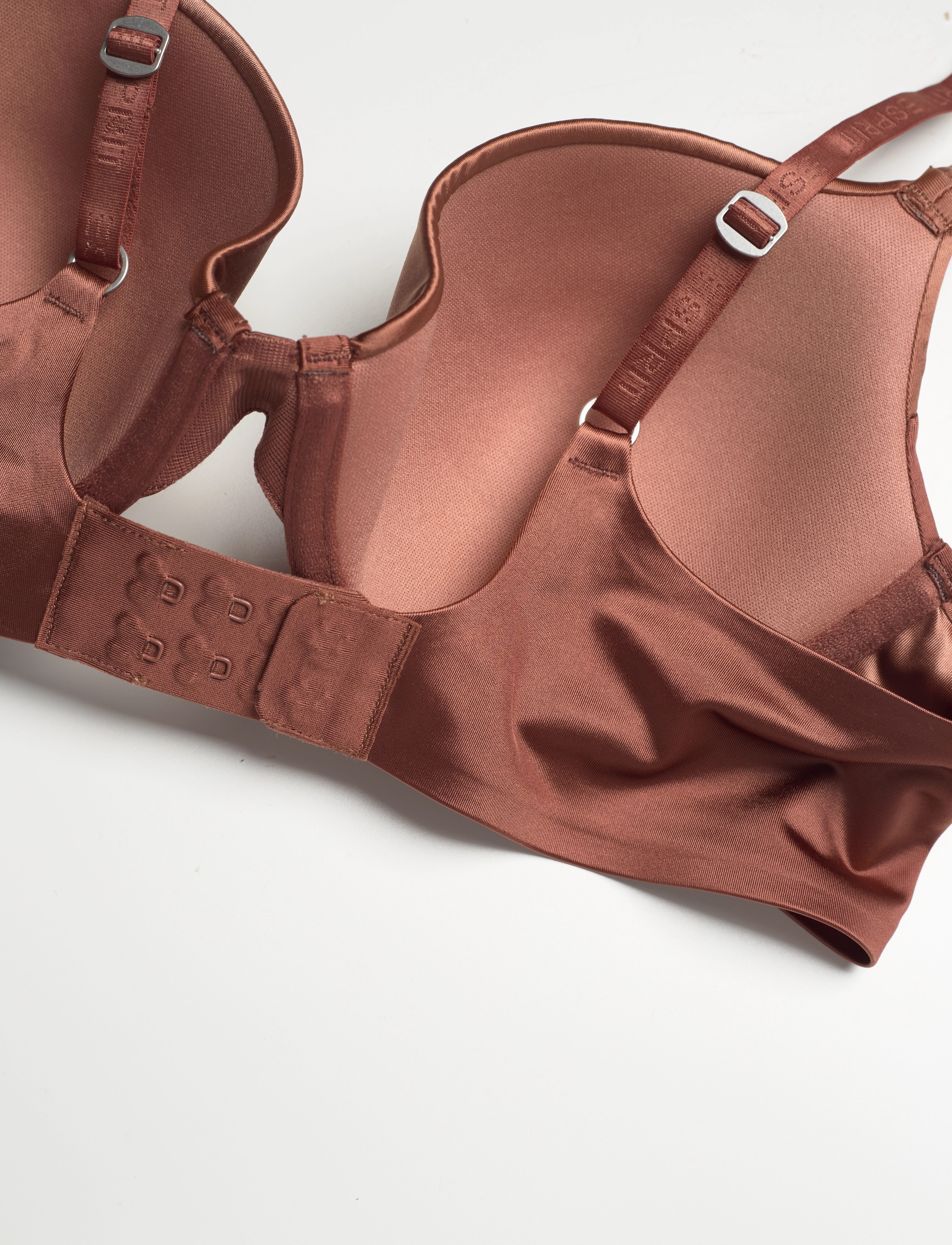 Esprit Bodywear Women - Padded underwire bra with silky finish - cinnamon - 3