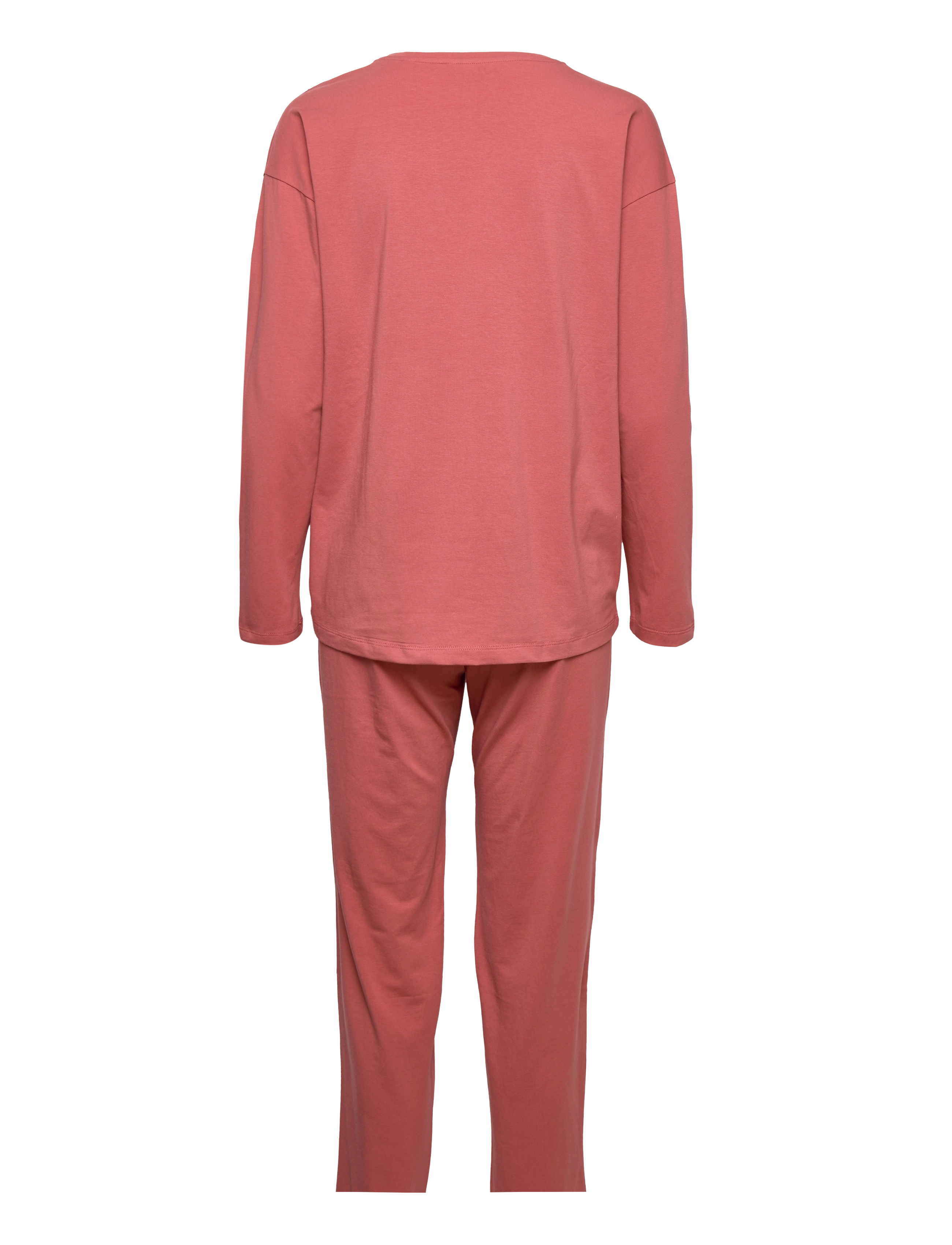 Esprit Bodywear Women - Pyjama set with lace detailing - terracotta - 1