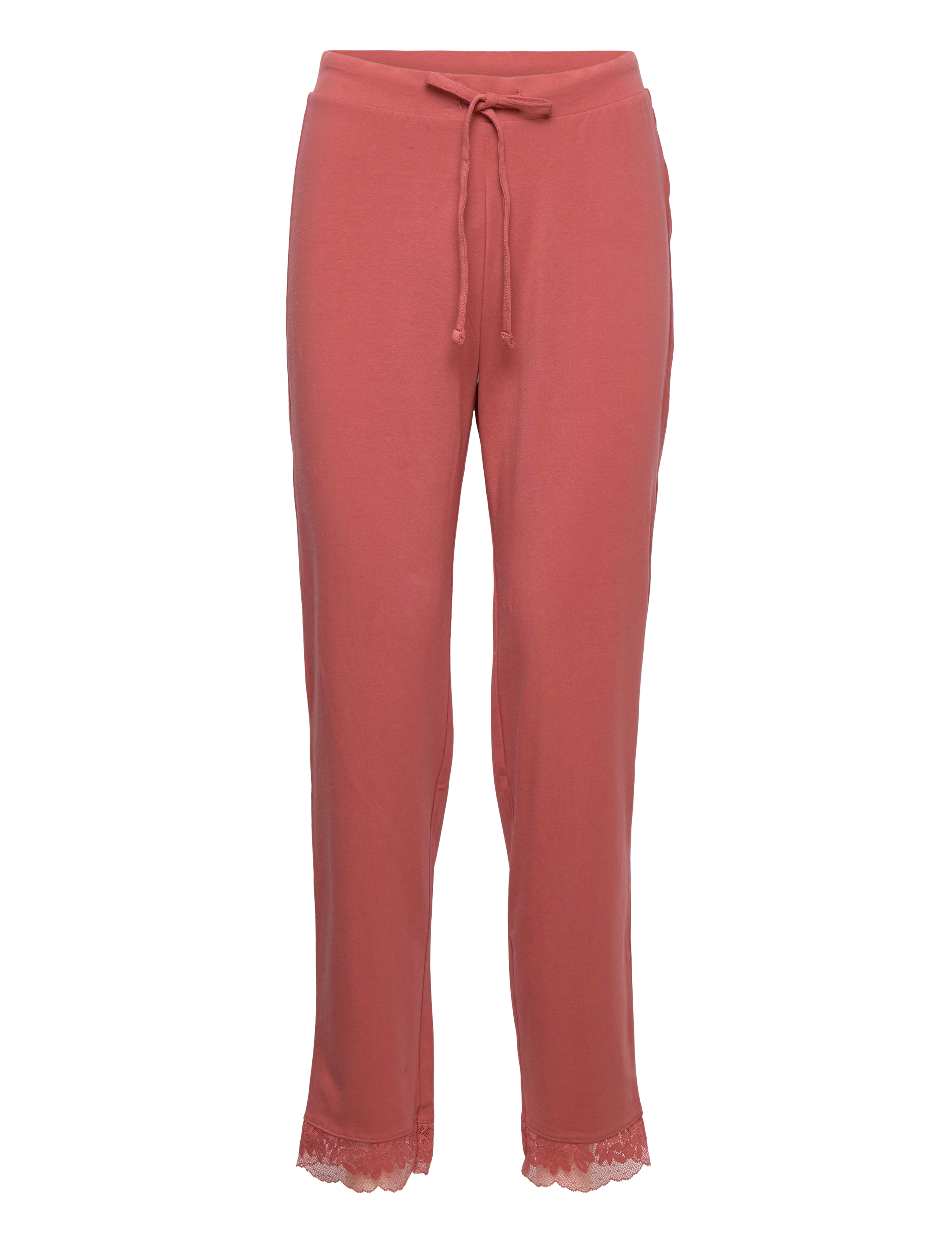 Esprit Bodywear Women - Pyjama set with lace detailing - terracotta - 2