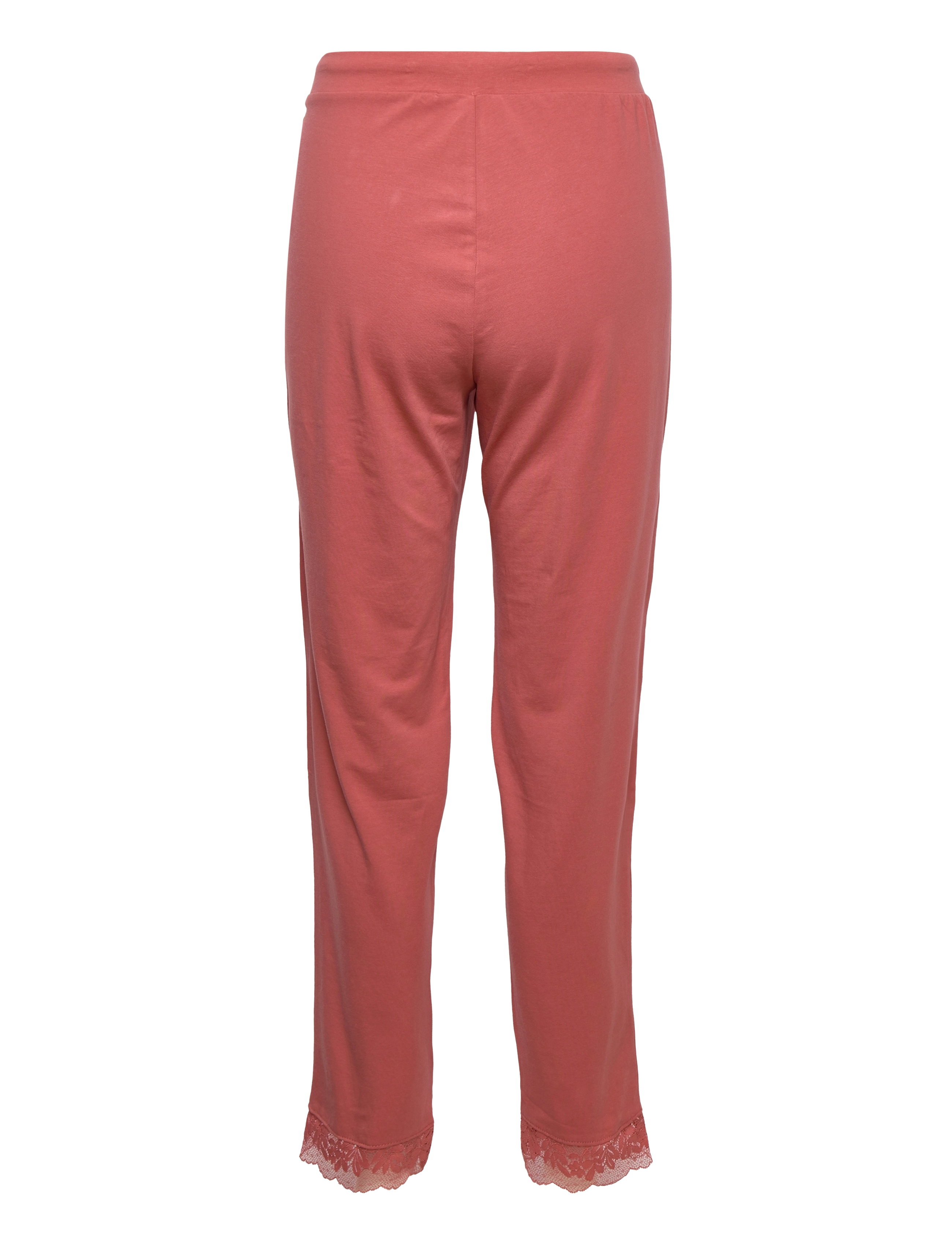 Esprit Bodywear Women - Pyjama set with lace detailing - terracotta - 3